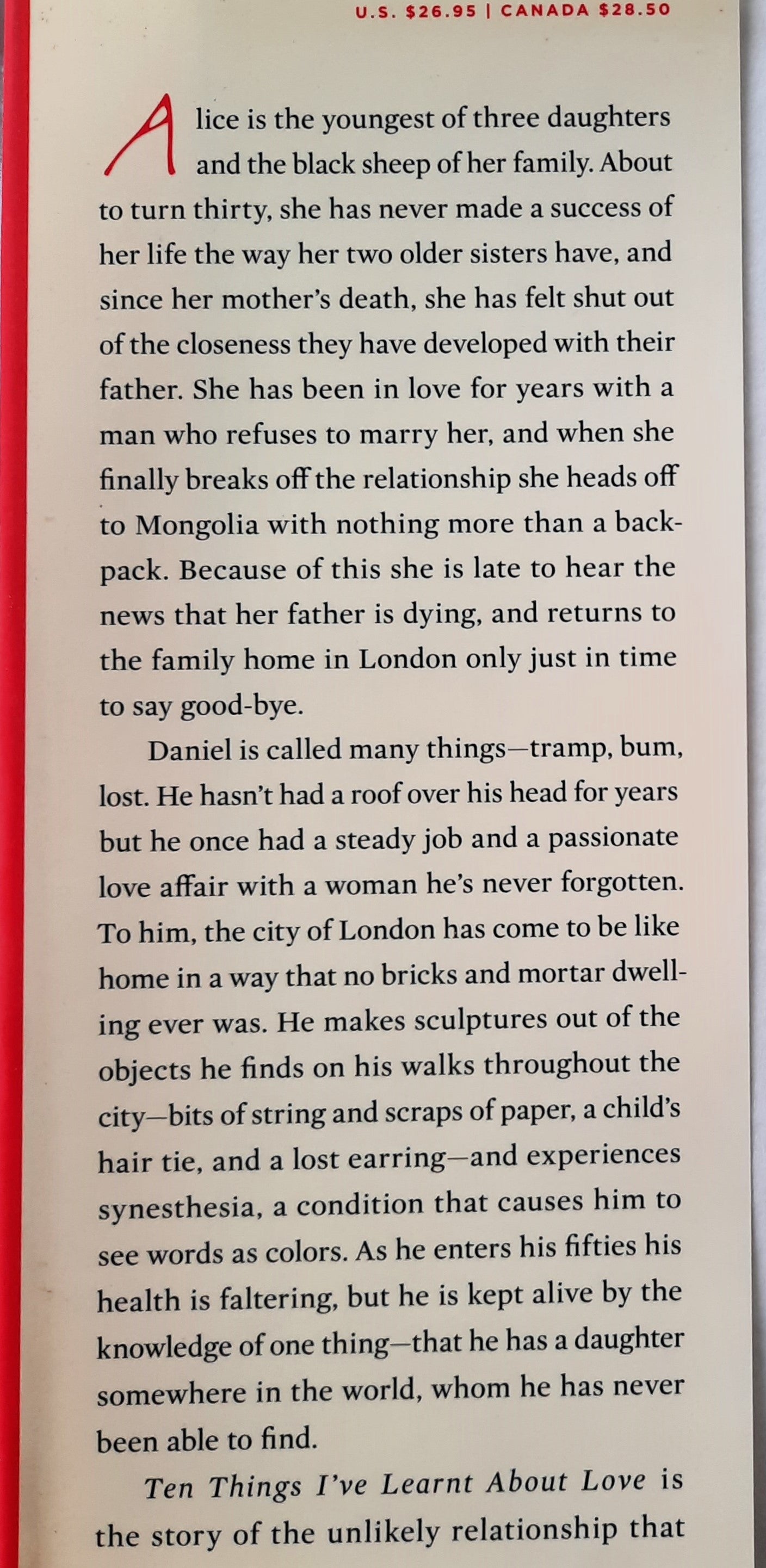 Ten Things I've Learnt About Love by Sarah Butler (Very good, 2013, HC, 258 pages, The Penguin Press)