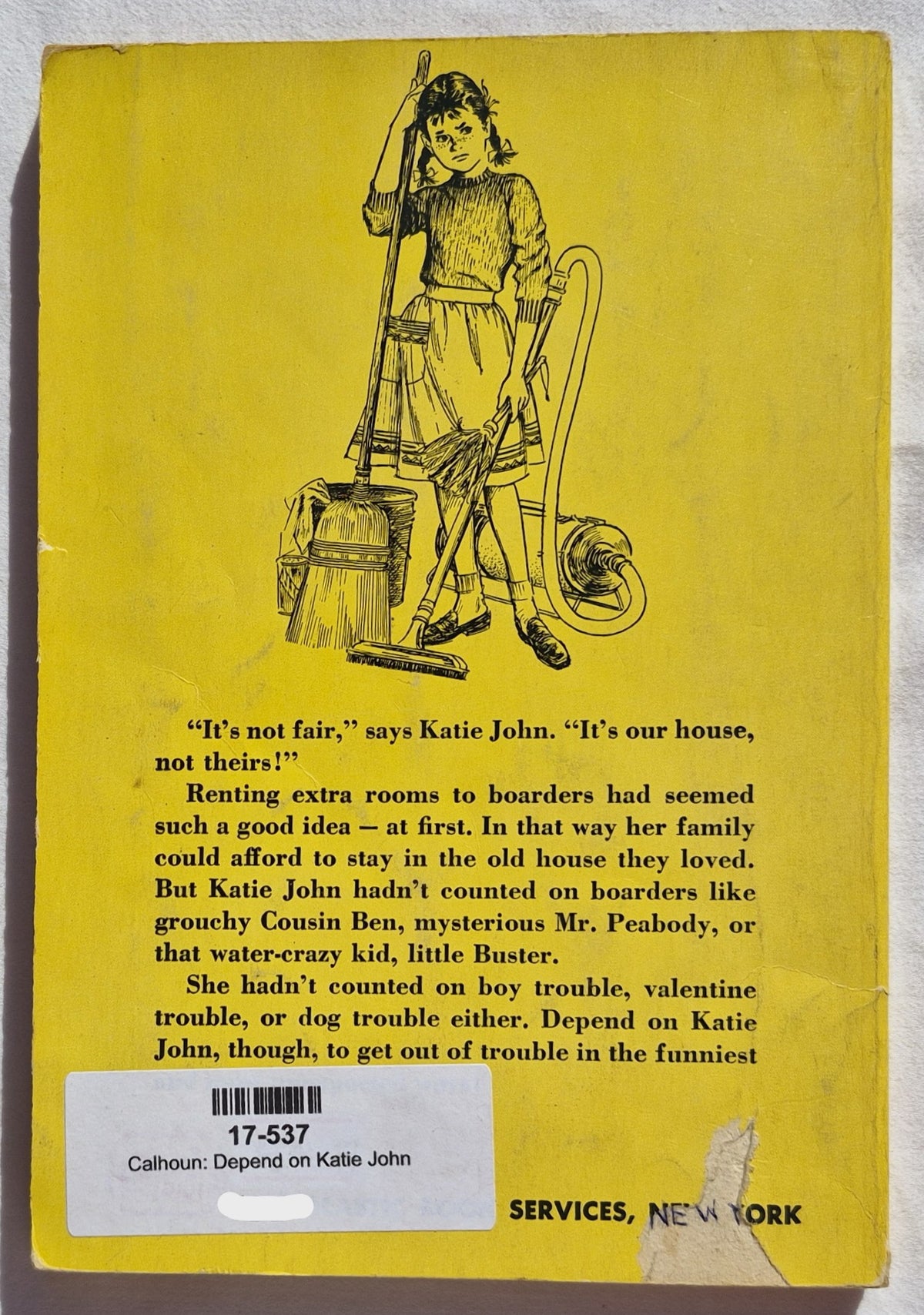 Depend on Katie John von Mary Calhoun (Gut, 1963, Taschenbuch, 186 Seiten, Scholastic)