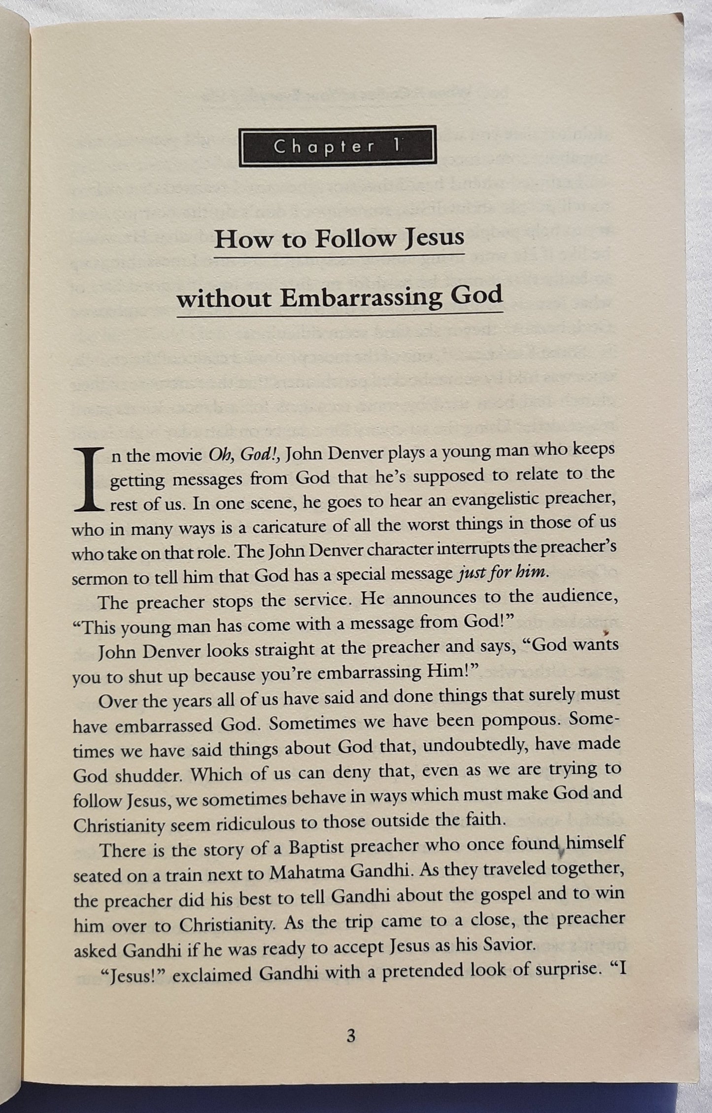 Following Jesus Without Embarrassing God by Tony Campolo (Good, 1997, Pbk, 276 pages, Word Publishing)