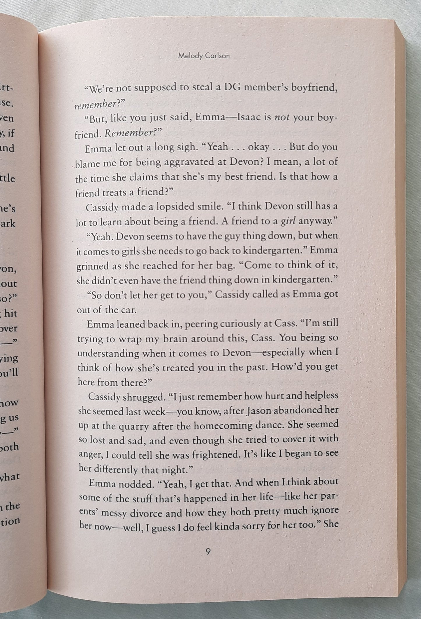 Blind Date by Melody Carlson (The Dating Games #2, Very good, 2014, Pbk, 216 pages, Revell)