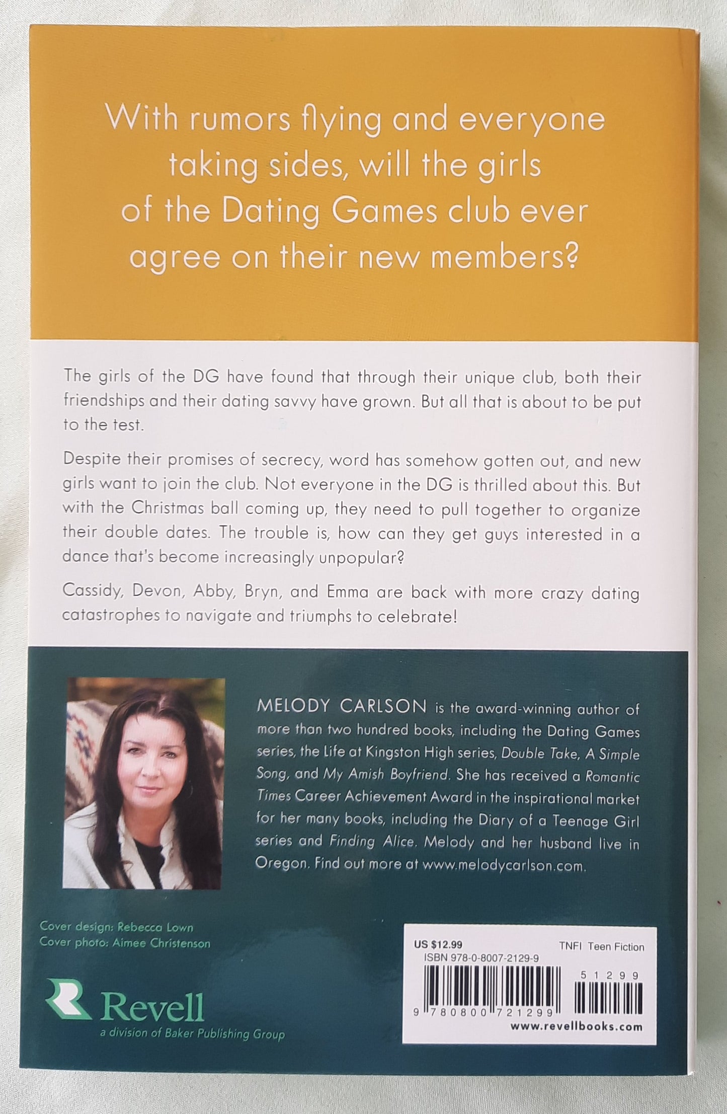 Double Date by Melody Carlson (The Dating Games #3, Very good, 2015, Pbk, 228 pages, Revell)