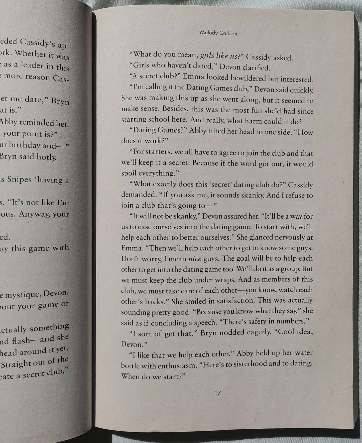 First Date by Melody Carlson (Dating Games #1, Very good, 2013, Pbk, 212 pages, Revell)