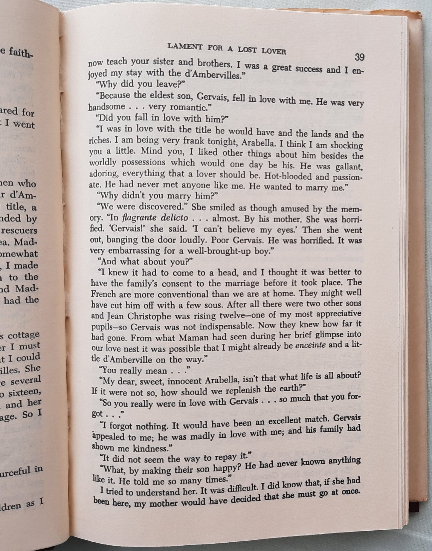 Lament for a Lost Lover by Philippa Carr (Daughters of England #5, Very good, 1977, HC, 310 pages, G.P. Putnam's Sons)