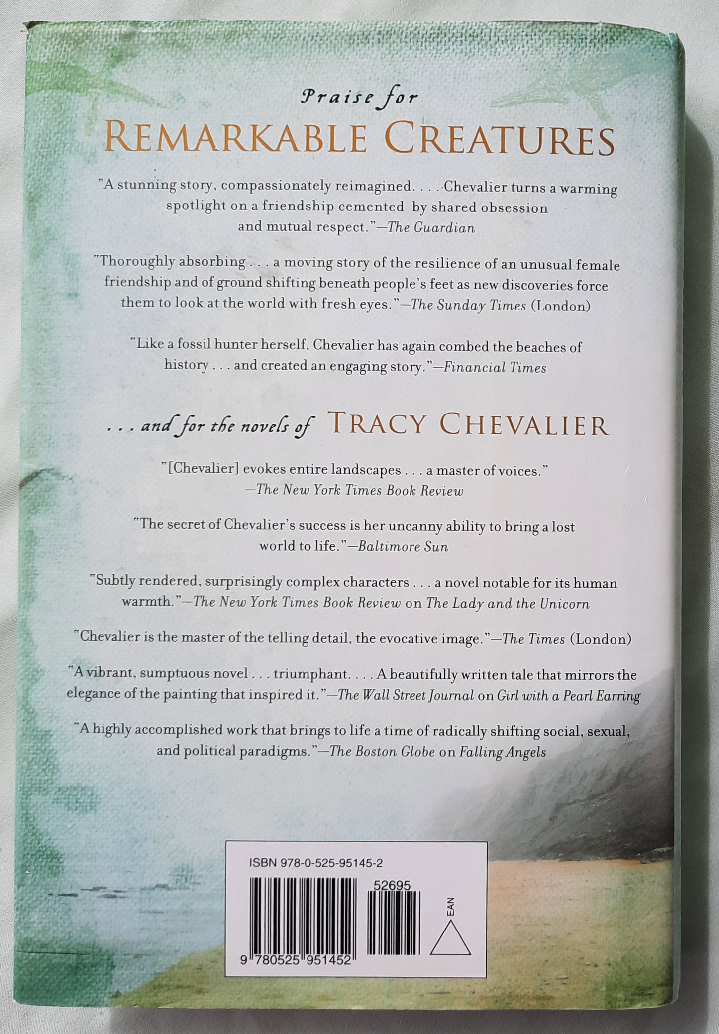 Remarkable Creatures by Tracy Chevalier (Very good, 2010, HC, 312 pages, Dutton)