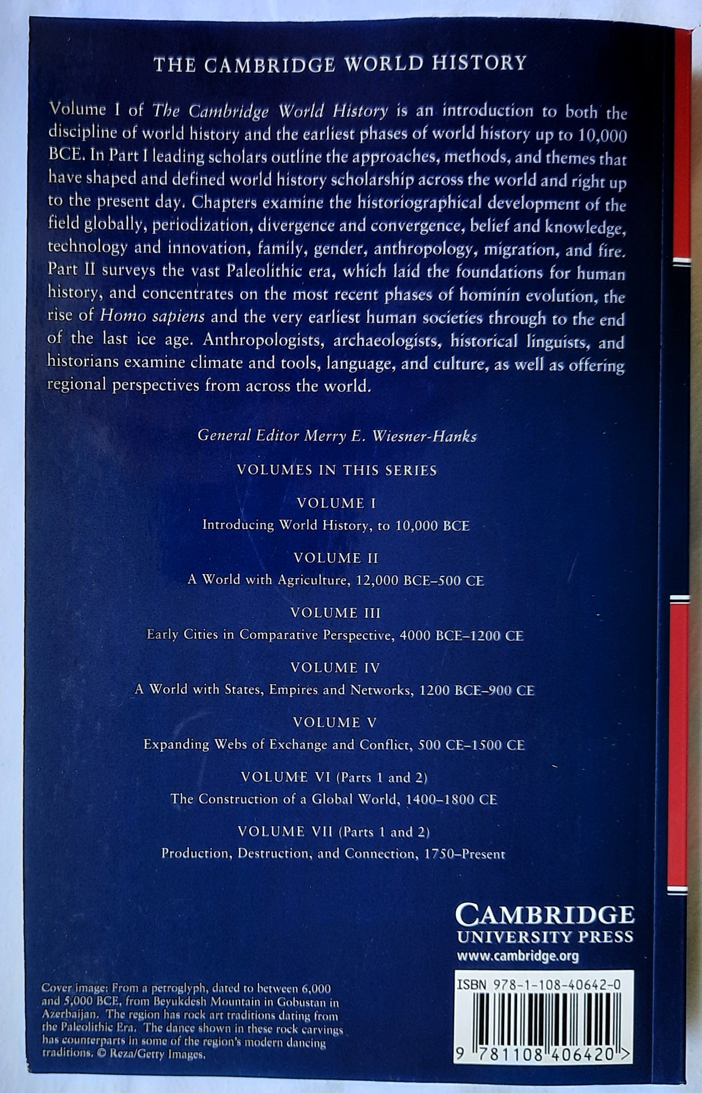 Introducing Wordl History to 10,000 BCE Vol. 1 edited by David Christian (New, 2015, Pbk, 494 pages, Cambridge University Press)