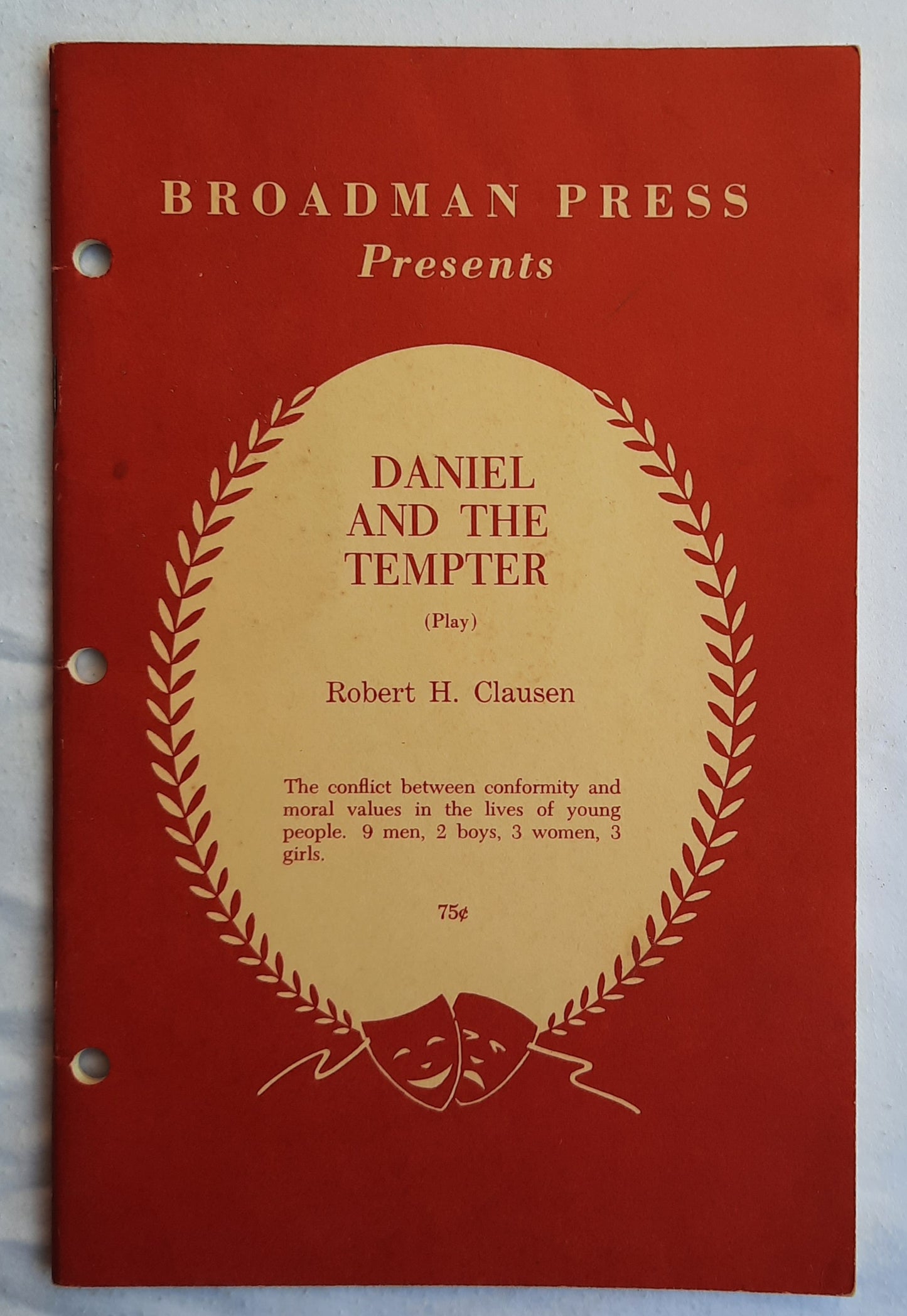 Daniel and the Tempter Play by Robert H. Clausen (Very good, 1964, Pbk, 40 pages, Broadman Press)