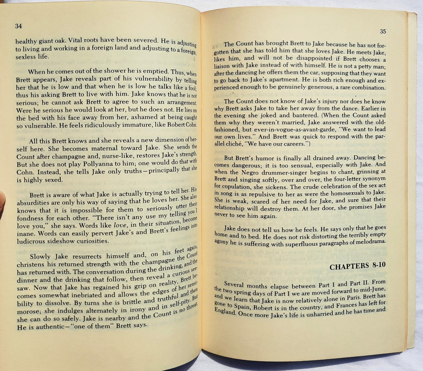 The Sun Also Rises by Ernest Hemingway (Good, 1968, Pbk, 80 pages, Cliffs Notes)