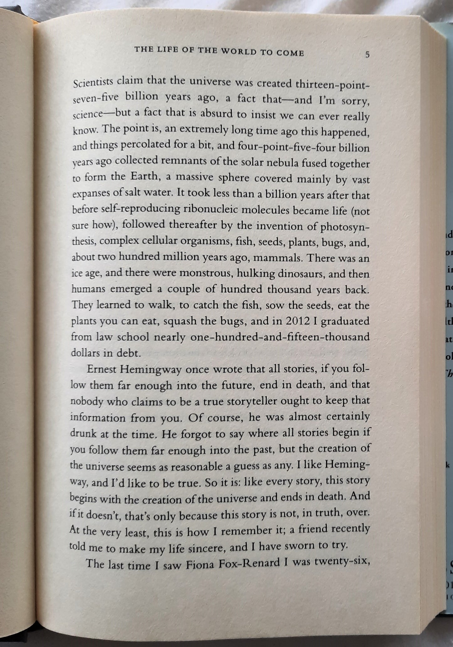 The Life of the World to Come by Dan Cluchey (Very good, 2016, HC, 244 pages, St. Martin's Press)