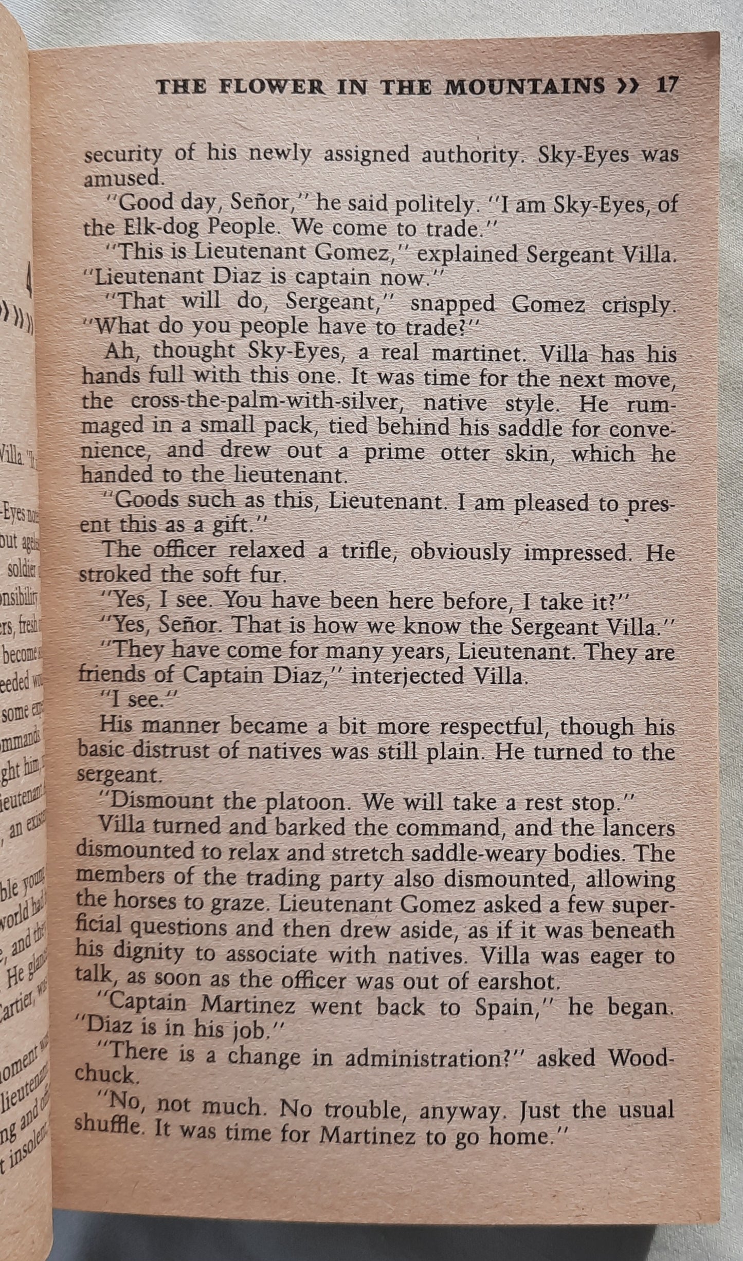 The Flower in the Mountains by Don Coldsmith (The Spanish Bit Saga #13, Good, 1990, Pbk, 194 pages, Bantam Books)