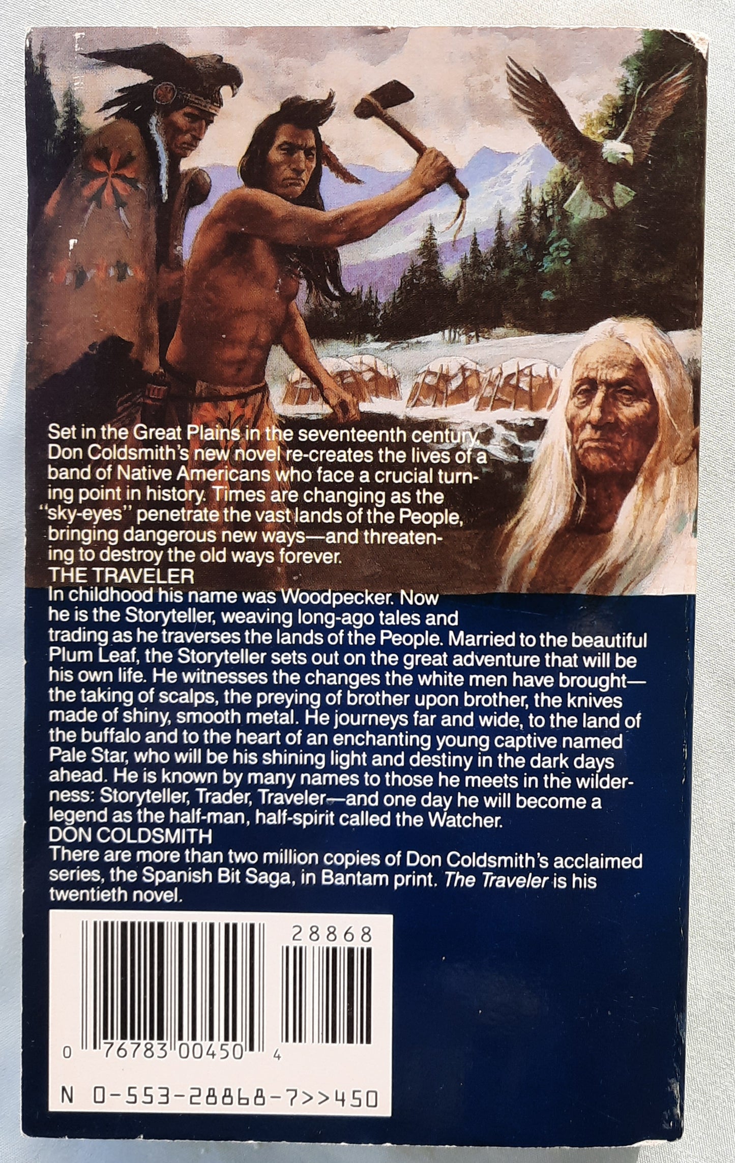 The Traveler by Don Coldsmith (The Spanish Bit Super Edition, Good, 1991, Pbk, 327 pages, Bantam Books)