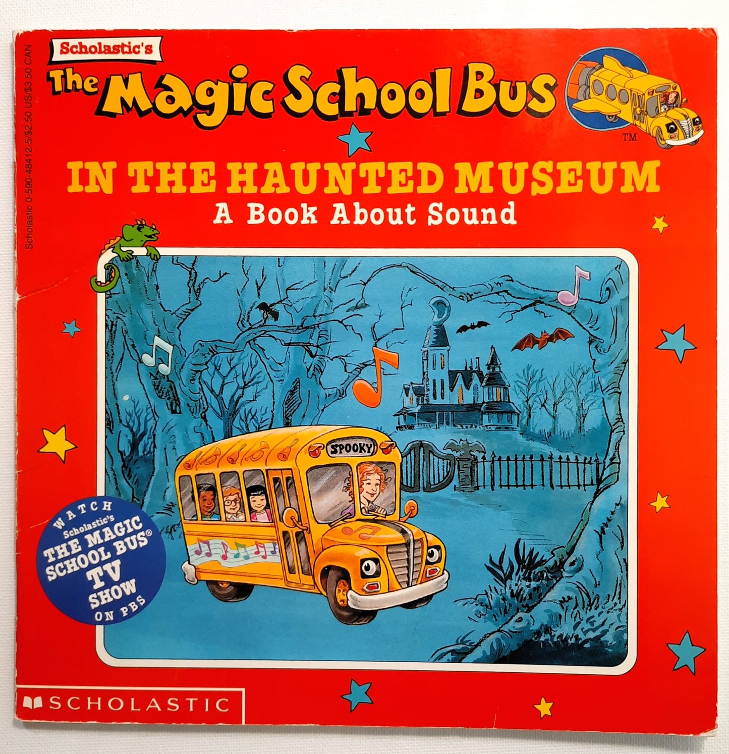 The Magic School Bus in the Haunted Museum by Joanna Cole (A Book About Sound, Good, 1995, Pbk, Scholastic)