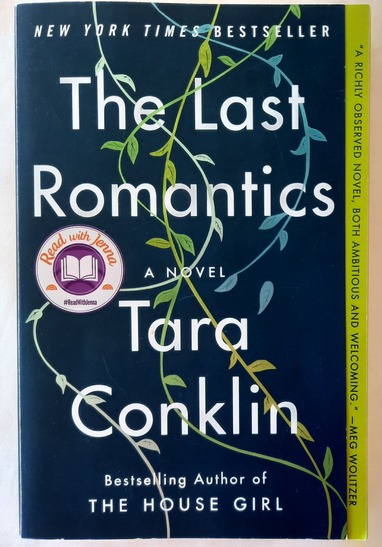 The Last Romantics by Tara Conklin (Very good, 2019, Pbk, 370 pages, William Morrow)