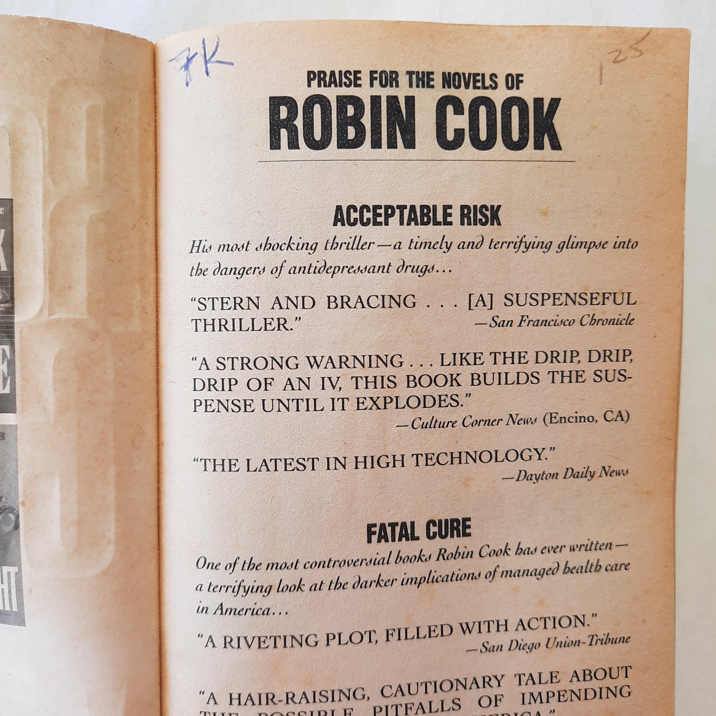 Invasion by Robin Cook (Good, 1997, Pbk, 338 pages, Berkley)