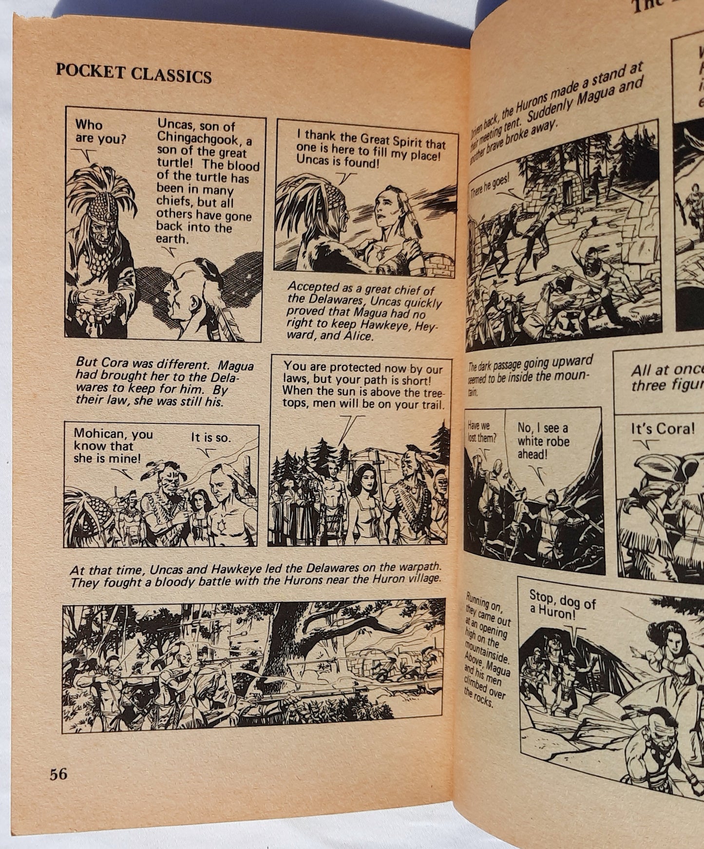 Pocket Classics: The Last of the Mohicans by James Fenimore Cooper (Good, 1984, Pbk, 64 pages, Academic Industries)