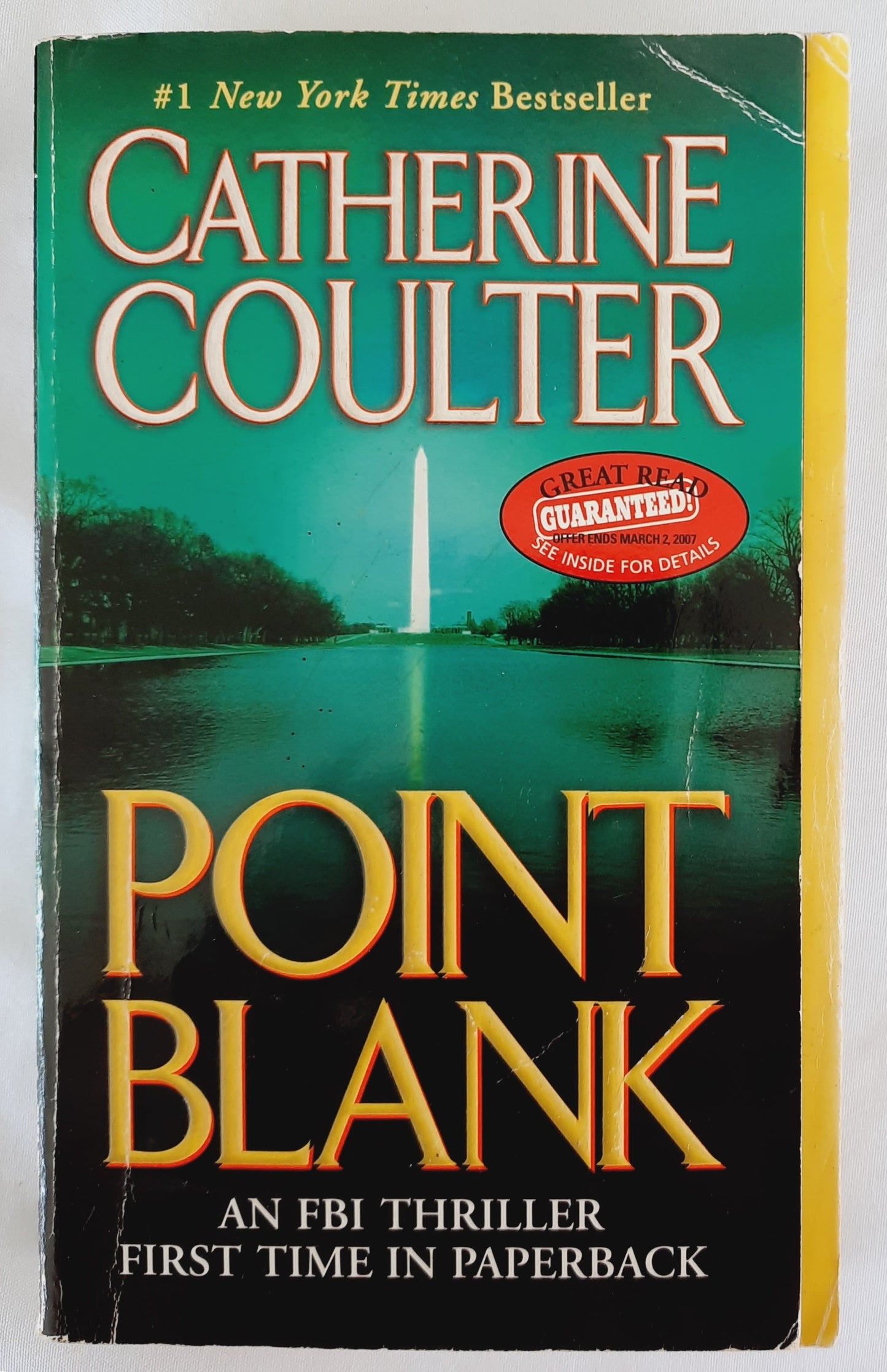 Point Blank by Catherine Coulter (FBI Thriller #10, Good, 2005, Pbk, 355 pages, Penguin)