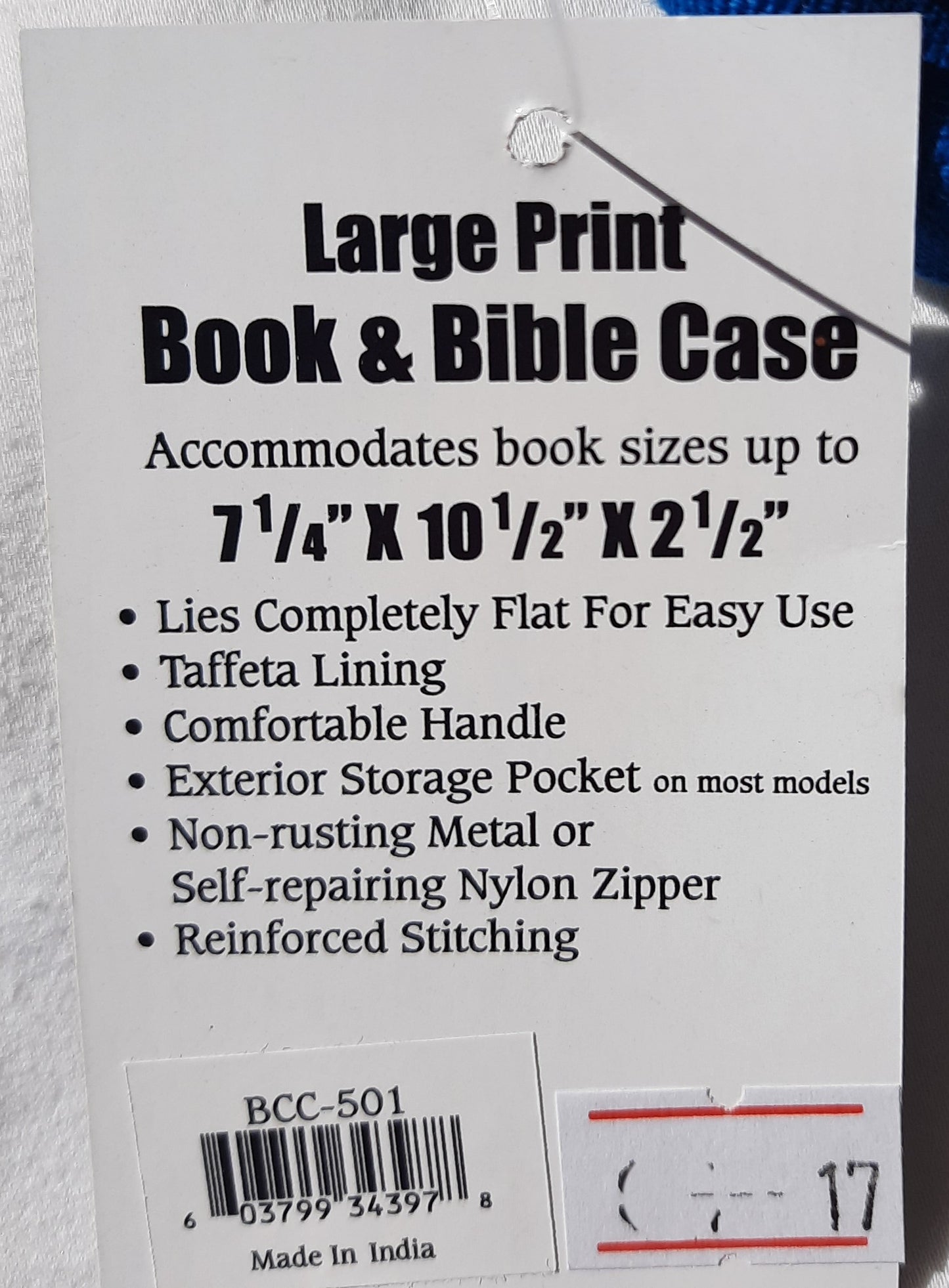 Bible Cover: Footprints Poem by Dicksons (New, Extra Large 7.25 in x 10.5 in x 2.5 in)