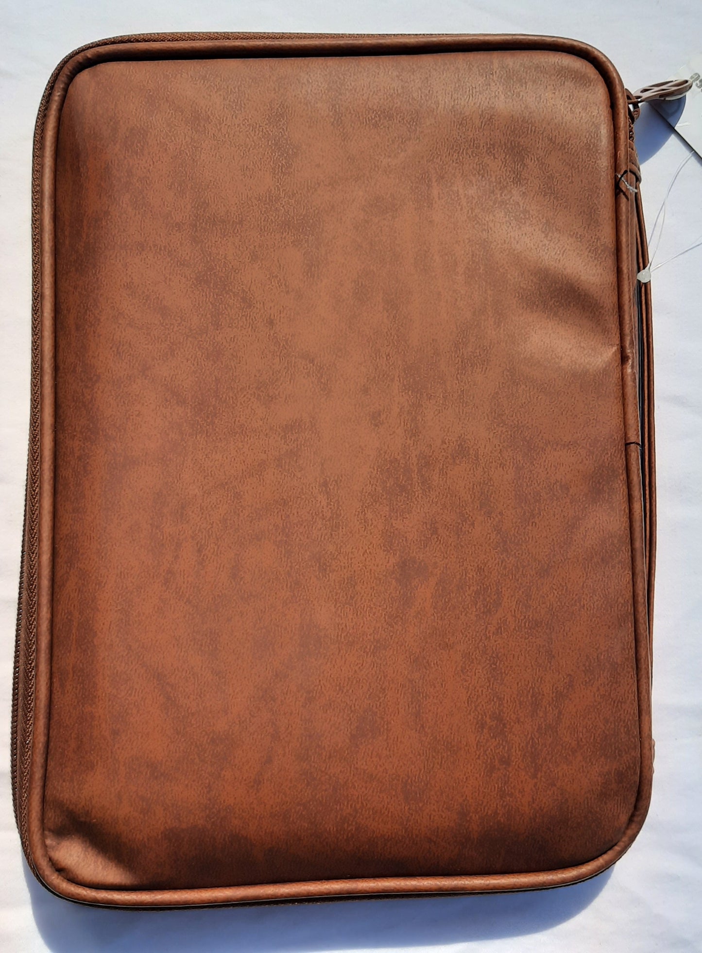 Bible Cover: Man of God (New, Natural Brown, Vinyl, Small Size fits 6 1/2"x9"x1", Dicksons)