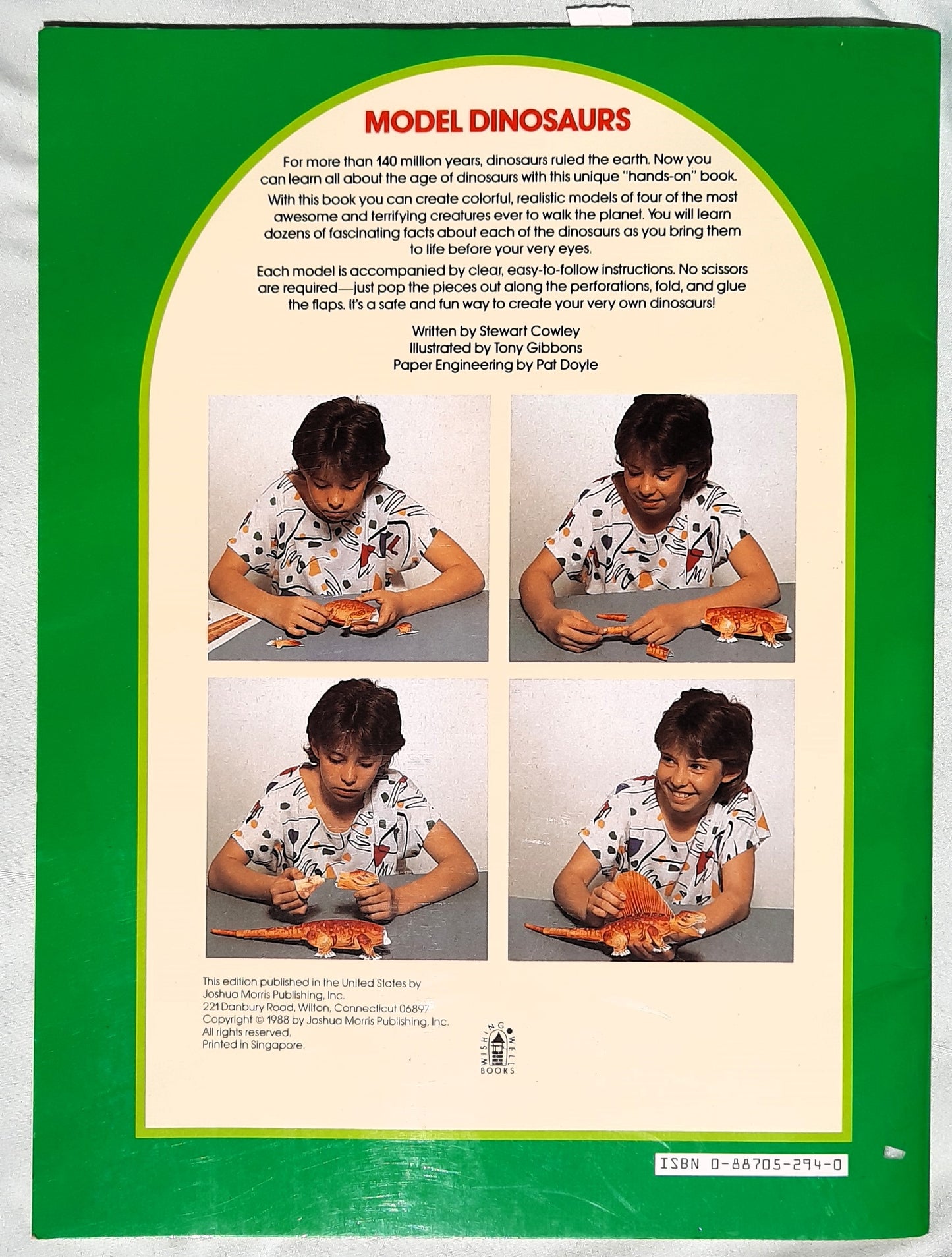 Model Dinosaurs by Stewart Cowley (Very good, 1988, Pbk, Joshua Morris Publishing)