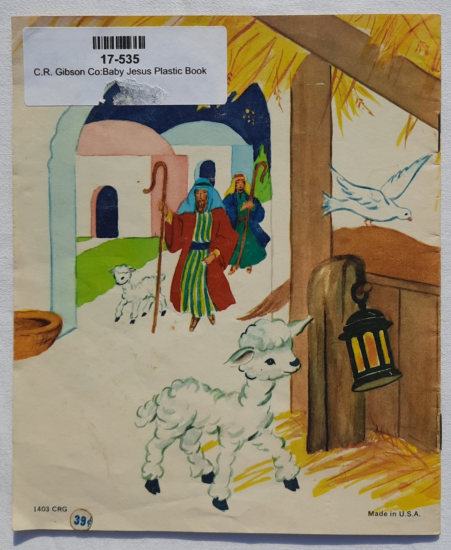 Baby Jesus Plastic Book by C.R. Gibson Company (Very good, 1968, Pbk, 12 pages)