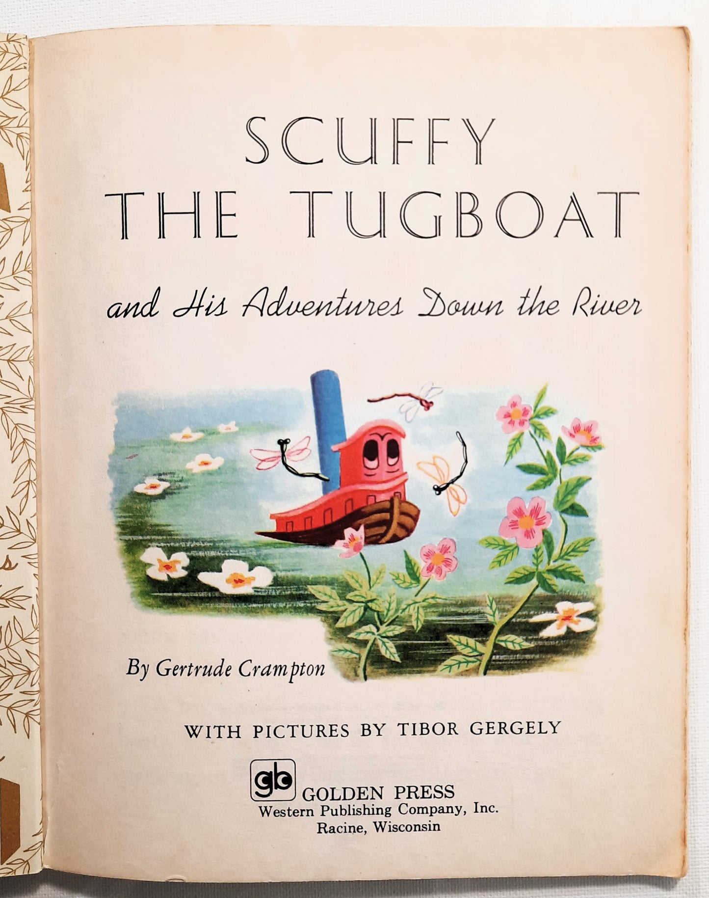 Scuffy the Tugboat by Gertrude Crampton (A Little Golden Book, Good, 1978, HC, 24 pages, Western Publishing)