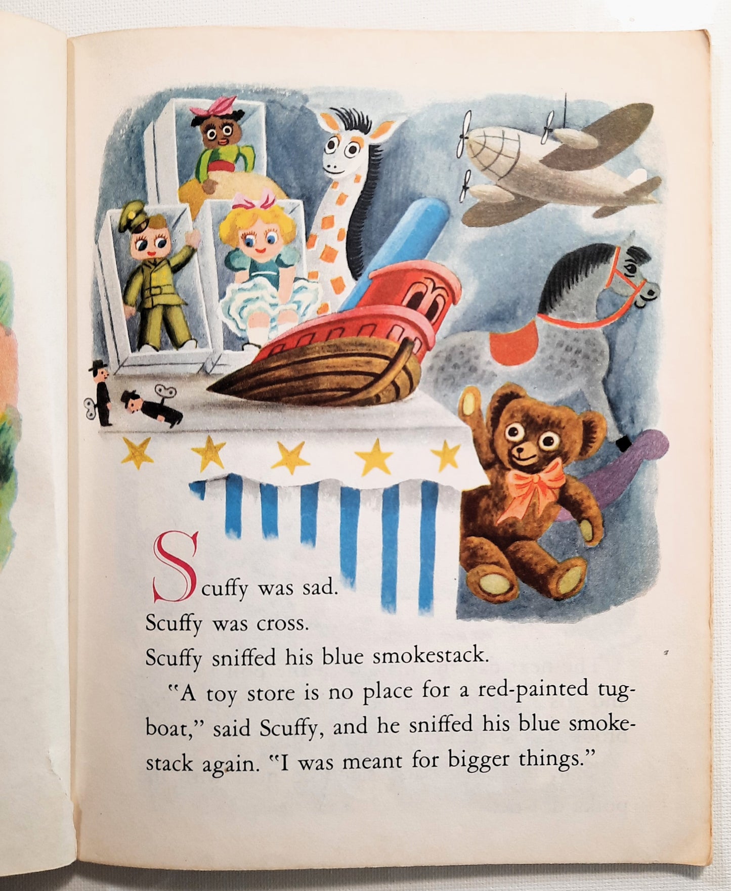 Scuffy the Tugboat by Gertrude Crampton (A Little Golden Book, Good, 1978, HC, 24 pages, Western Publishing)