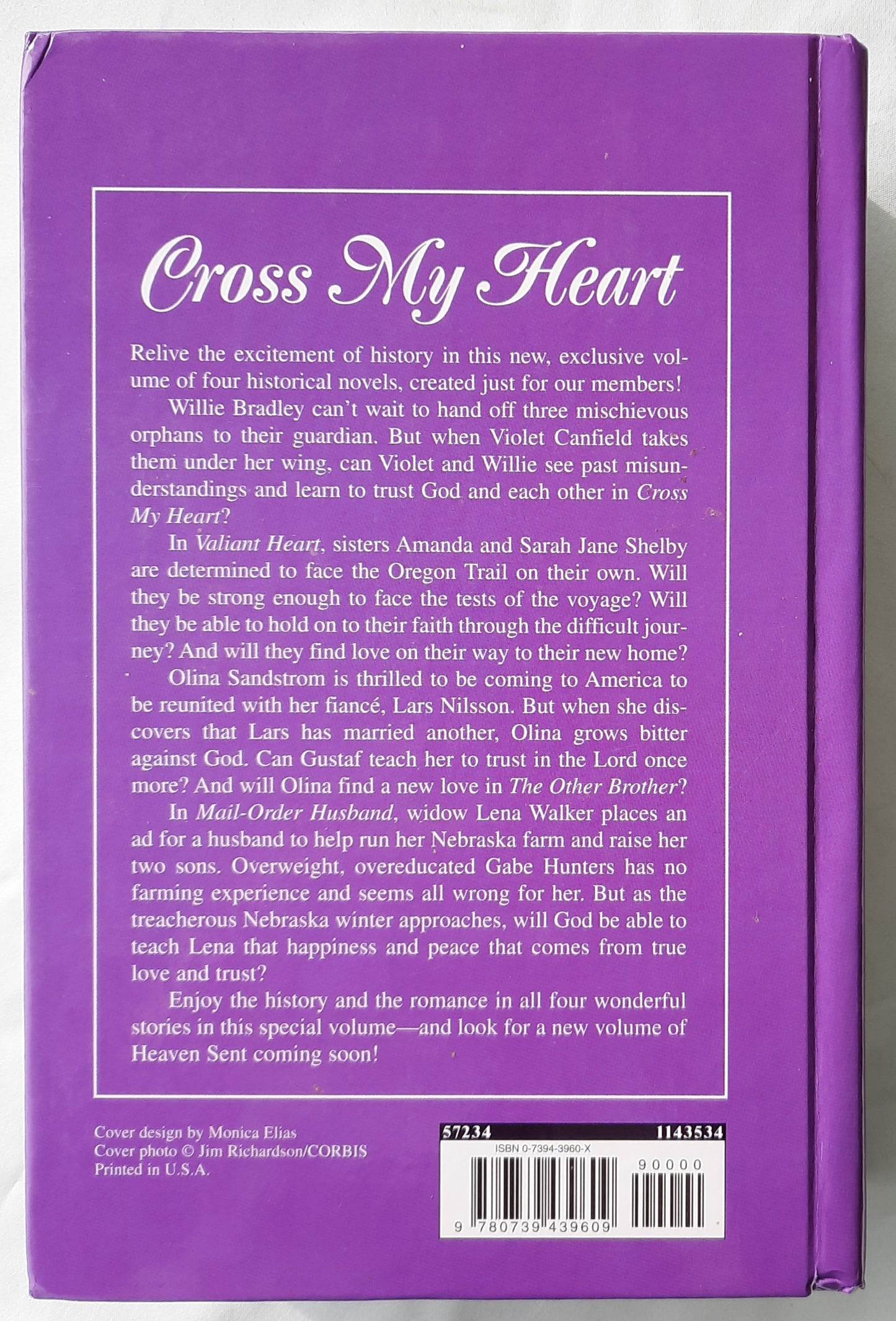 Cross My Heart by Carol Cox; S. Laity; L.N. Dooley; D. Mills (HeavenSent, Very good, 2004, HC, 631 pages, Crossings)