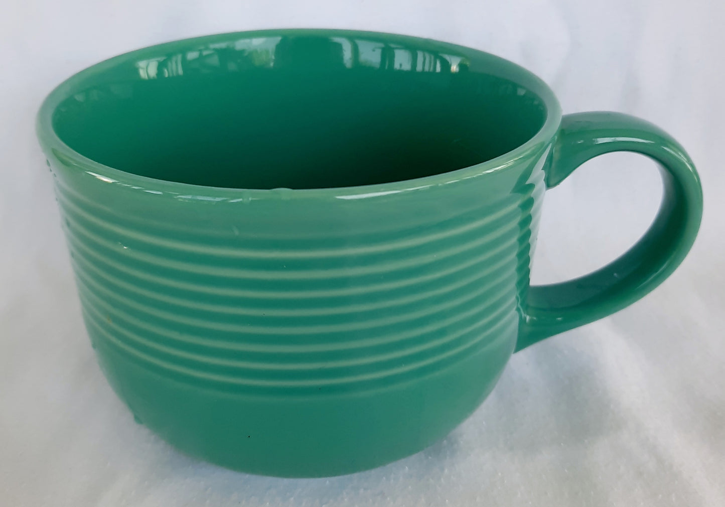 Color Connection Tea Mug Cup by Montgomery Ward (Very good, Teal/Turquoise Color, Vintage)