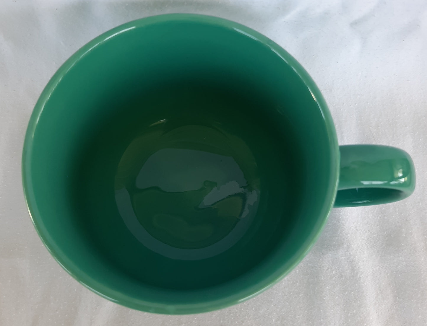 Color Connection Tea Mug Cup by Montgomery Ward (Very good, Teal/Turquoise Color, Vintage)