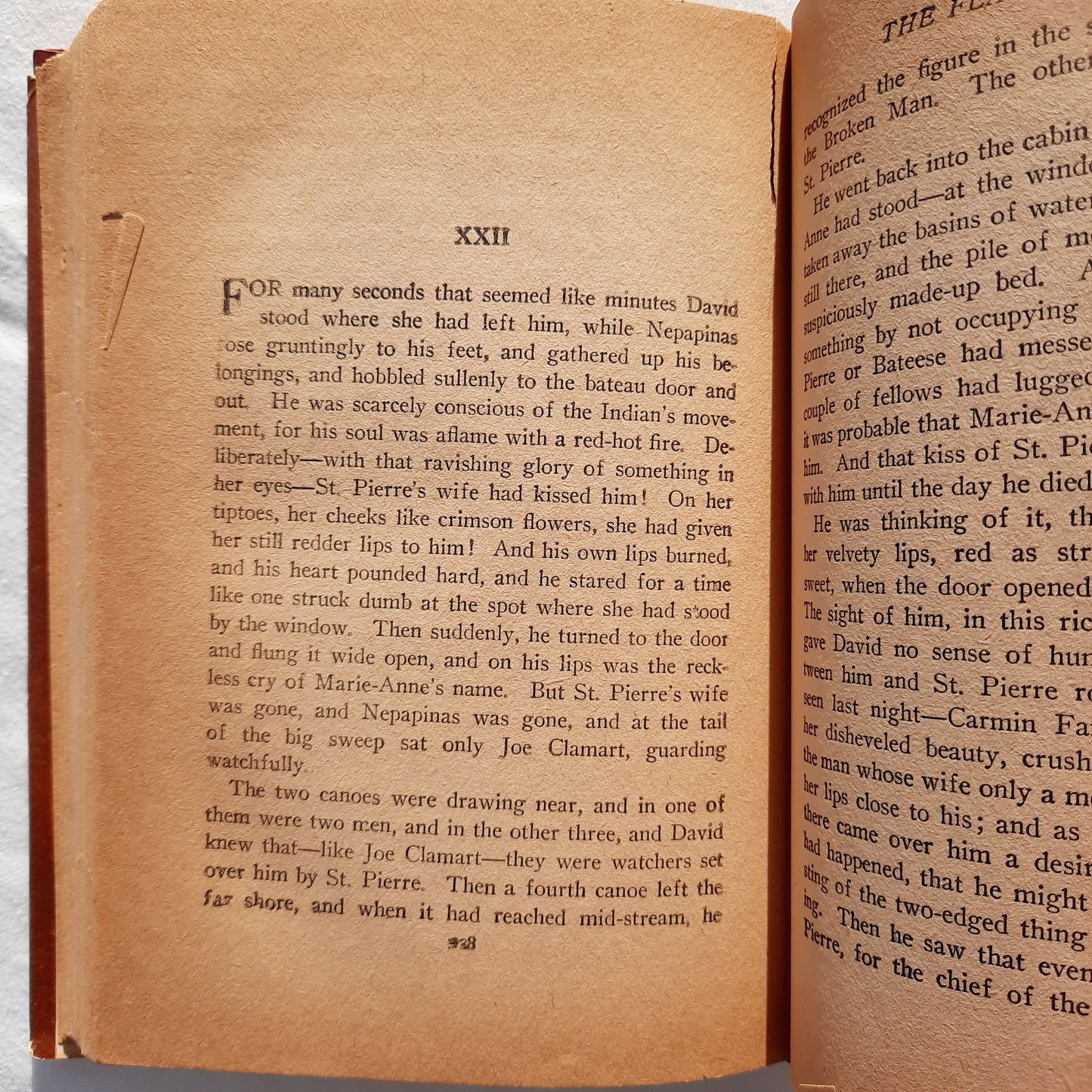 The Flaming Forest by James Oliver Curwood (Good, 1921, HC, 296 pages, Grosset & Dunlap)