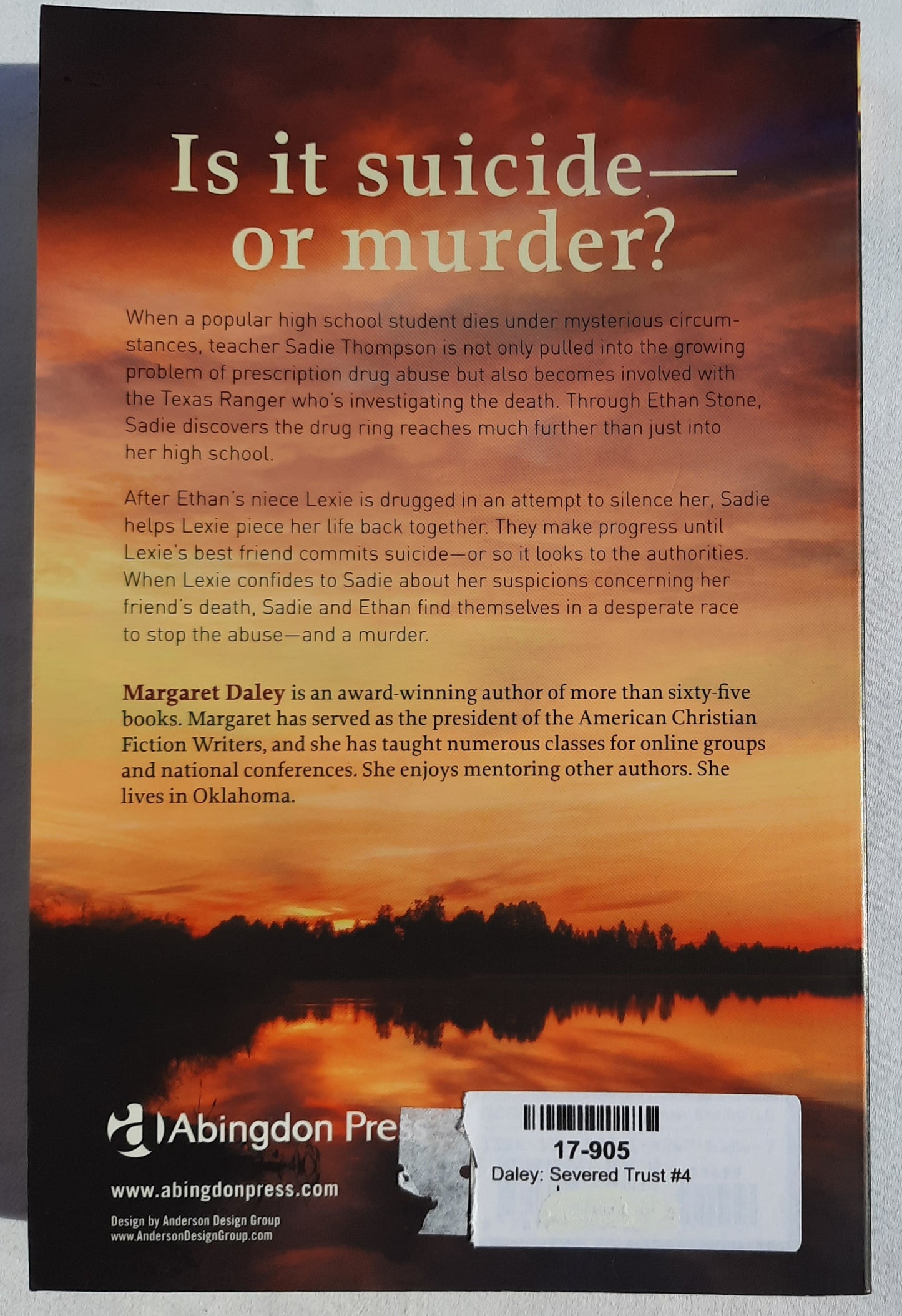 Severed Trust #4 by Margaret Daley (Men of the Texas Rangers, New, 2013, Pbk, 320 pages, Abingdon Press)