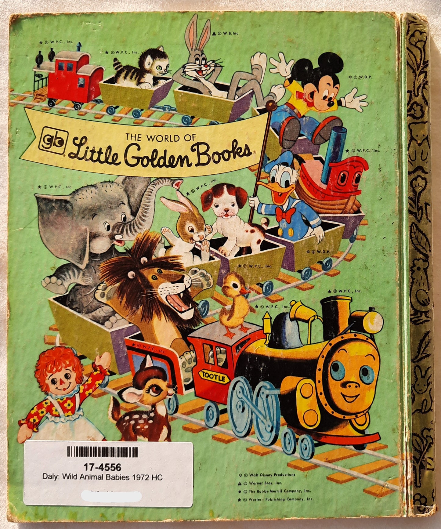 Wild Animal Babies by Kathleen N. Daly (Acceptable, 1972, HC, 24 pages, A Golden Book)