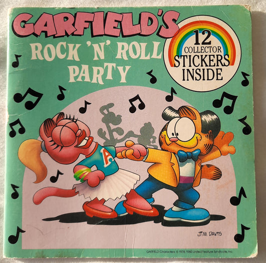 Garfield' Rock 'n' Roll Party by Jim Kraft; Jim Davis (Very Good, 1989, Pbk, 24 pages, Antioch Publishing Co)
