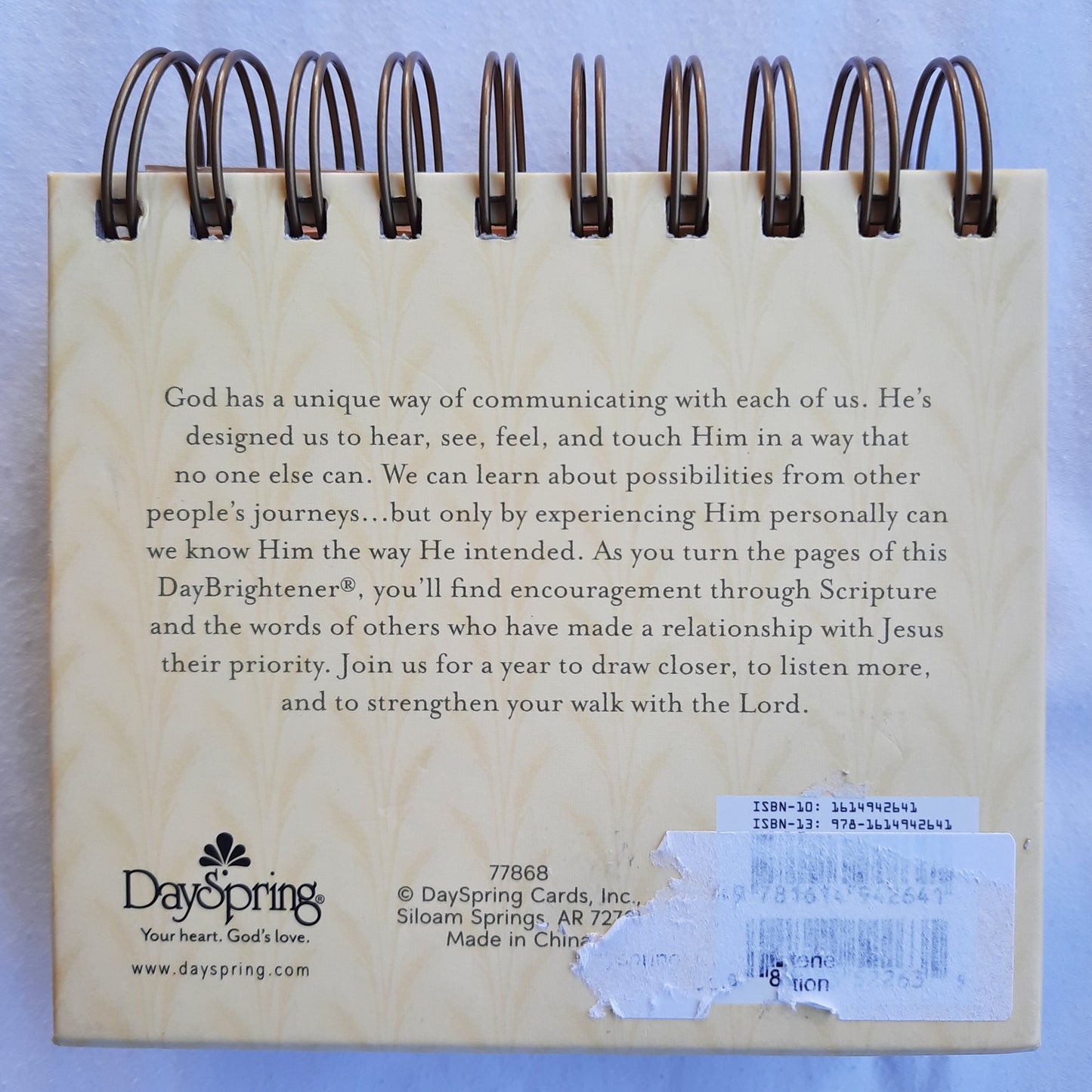 Daybrightener Constant Conversation by Dayspring (Very Good, 2014, Spiral-bound, 365 pages)