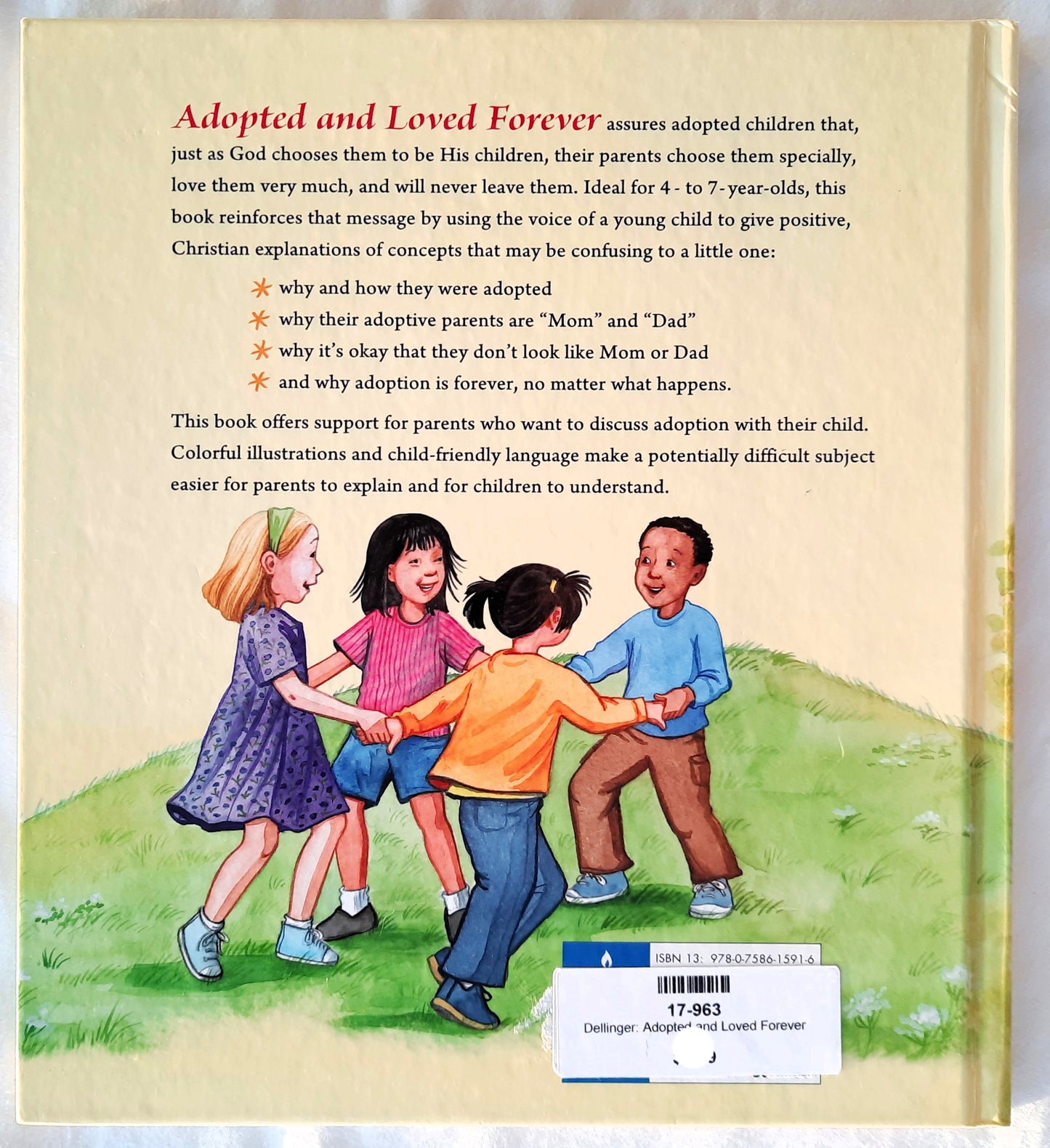 Adopted and Loved Forever by Annetta E. Dellinger (New, 2009, HC, 32 pages, Concordia Publishing)