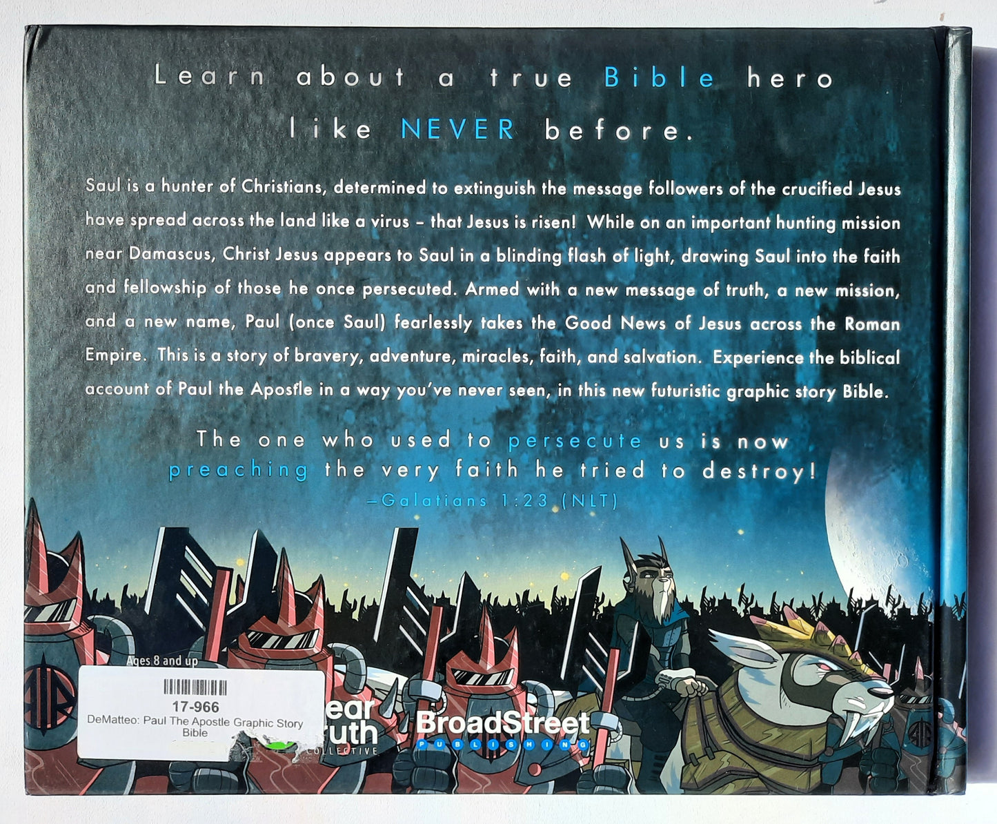 Paul The Apostle Graphic Story Bible by Mario Dematteo (New, 2019, HC, 140 pages, Broadstreet)