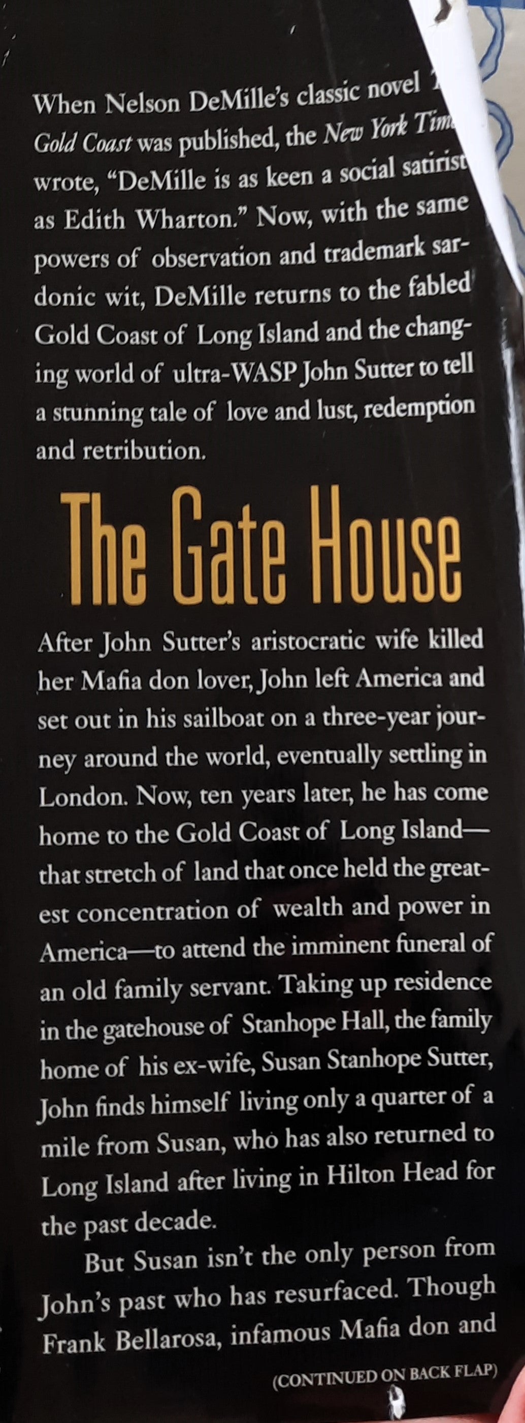 The Gate House by Nelson DeMille (John Sutter #2, Good, 2008, HC, 677 pages, Grand Central Publishing)