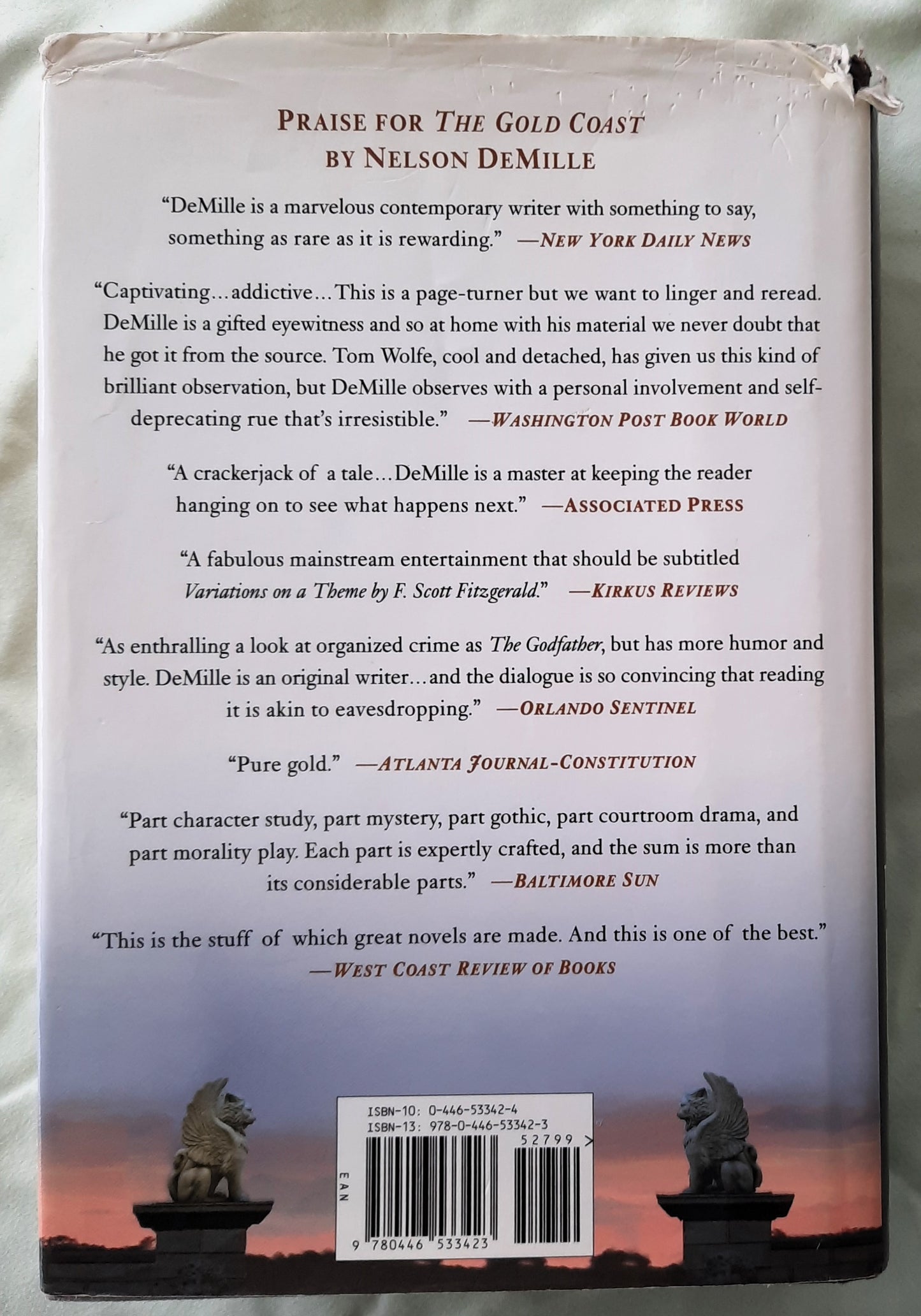 The Gate House by Nelson DeMille (John Sutter #2, Good, 2008, HC, 677 pages, Grand Central Publishing)