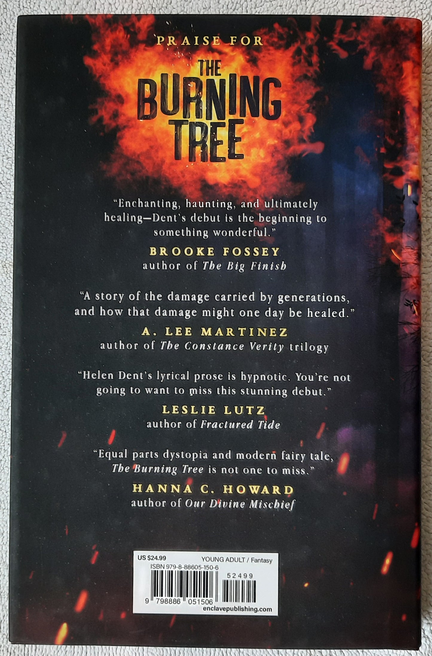 The Burning Tree by Helen Dent (New, 2024, HC, 239 pages, Enclave Publishing)