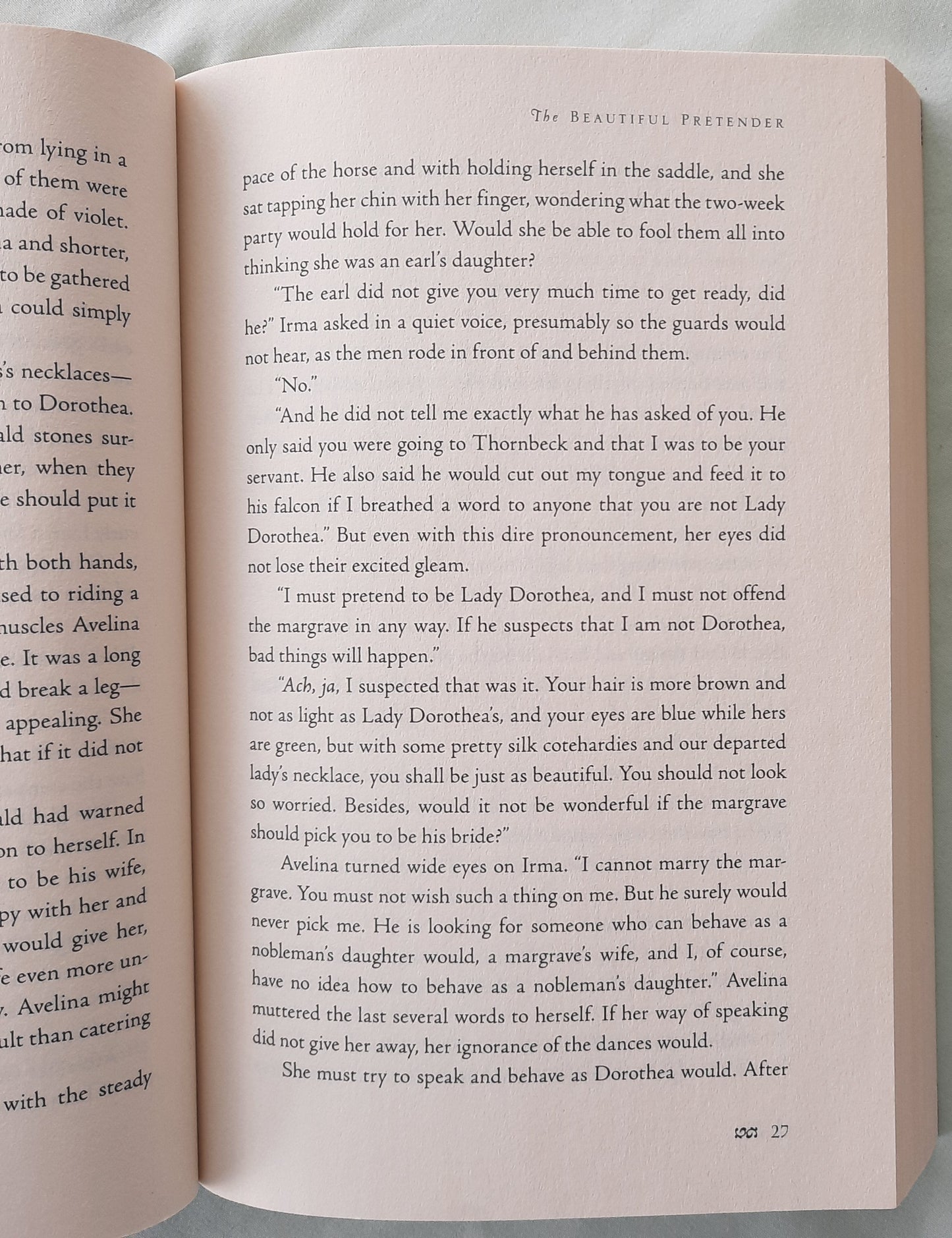 The Beautiful Pretender by Melanie Dickerson (A Medieval Fairy Tale #2, Very good, 2016, Pbk, 314 pages, Thomas Nelson)