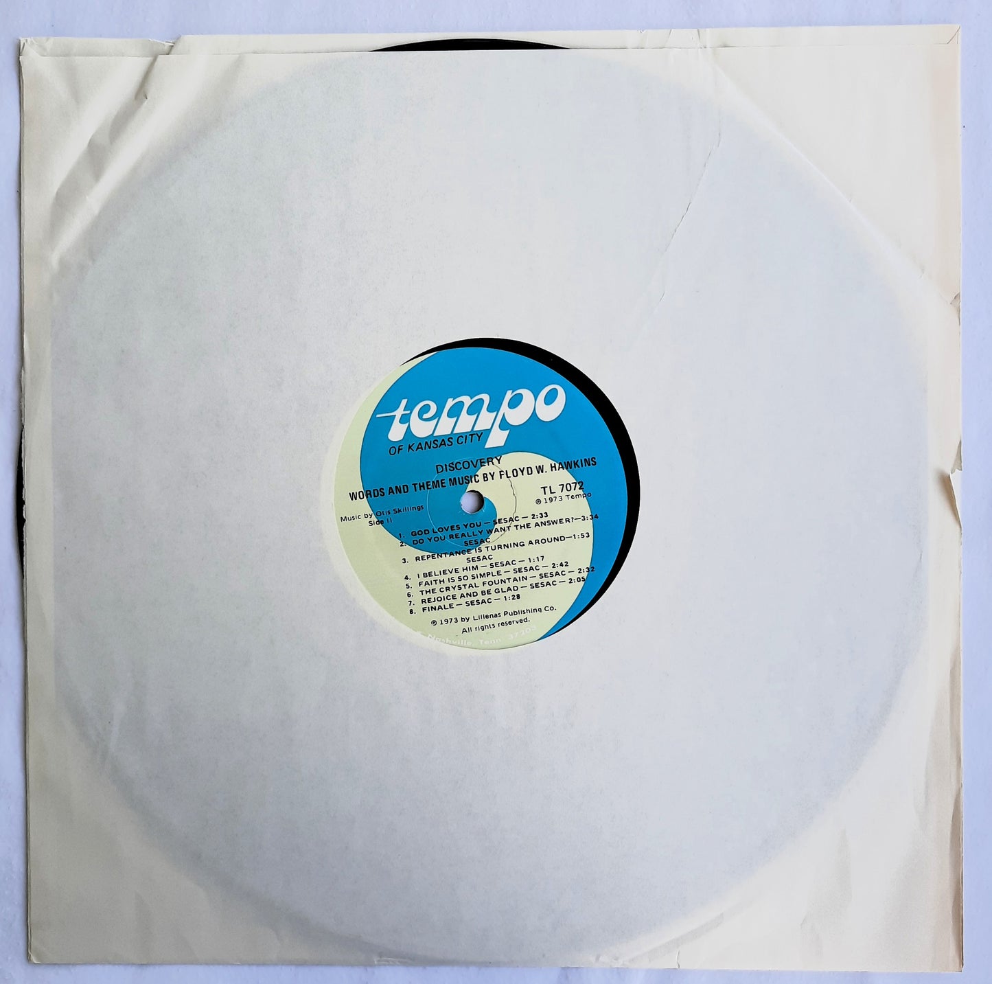 Tempo Discovery A Musical Expression of Salvation and Praise LP Vinyl Record (Very good)