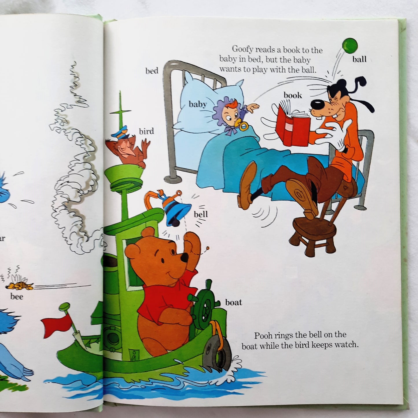 Walt Disney Alphabet A-Z Vol. 1 (Very Good, 1983, HC, 40 pages, Bantam Books)