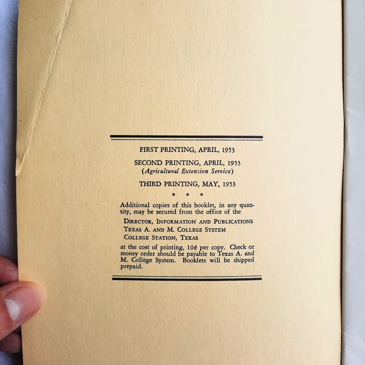 The Story of the Soil by Roy L. Donahue; M.K. Thornton (RARE, Very good, 1953, Pbk, 47 pages, Texas A&M Press)