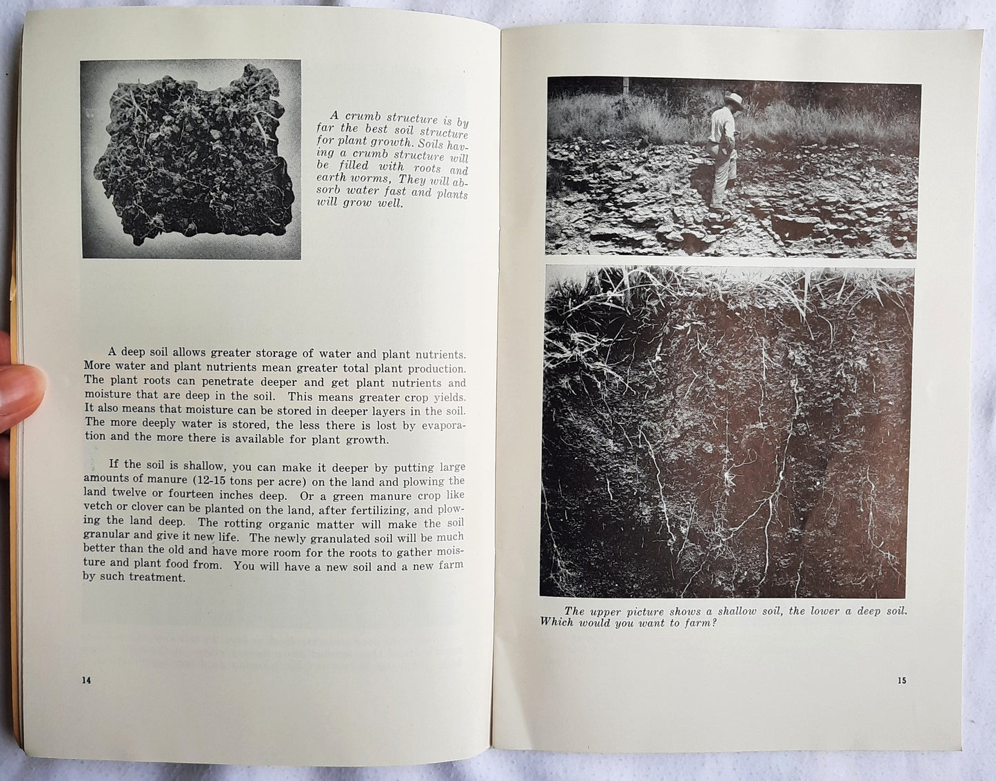The Story of the Soil by Roy L. Donahue; M.K. Thornton (RARE, Very good, 1953, Pbk, 47 pages, Texas A&M Press)