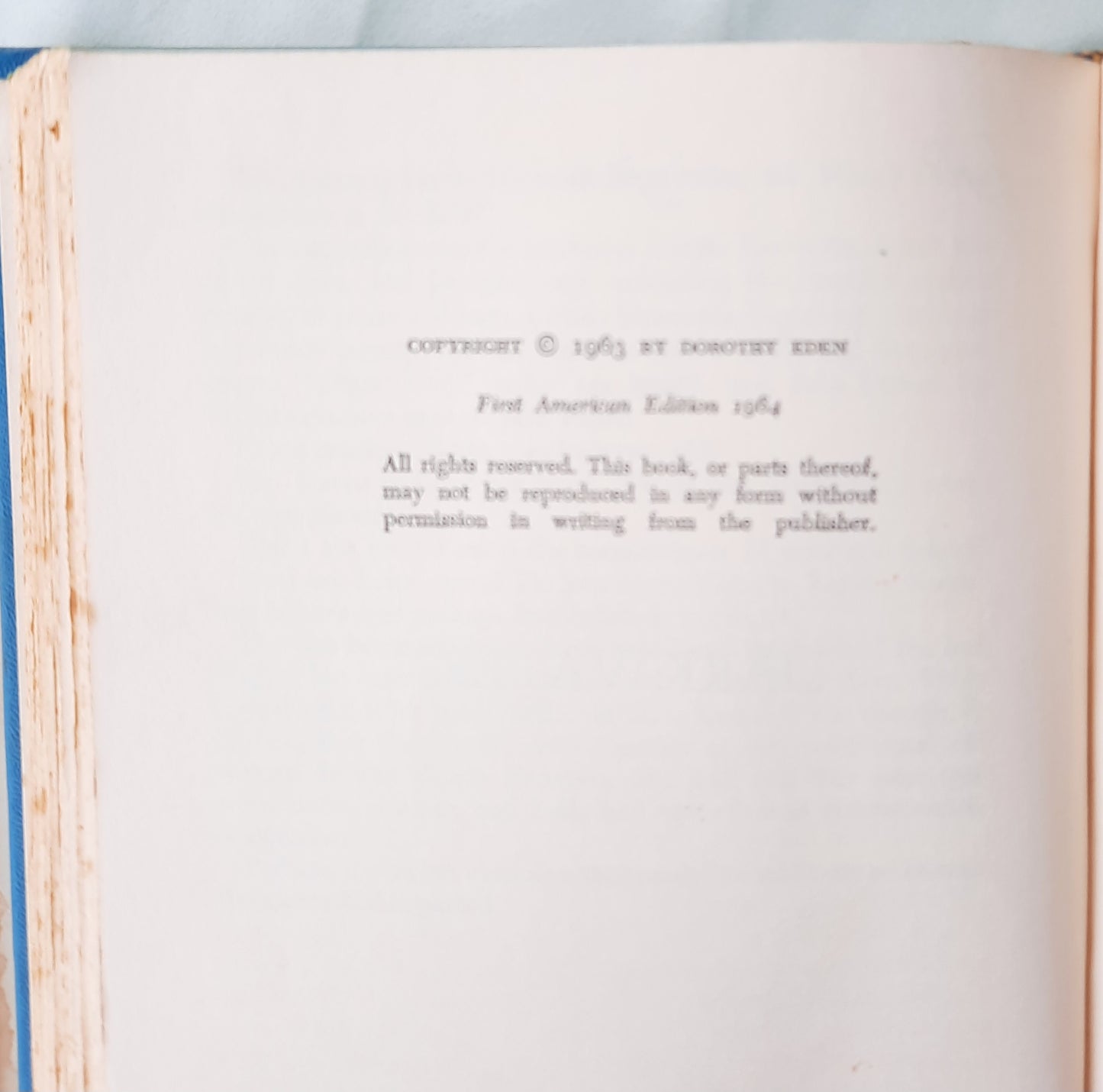 Ravenscroft & Darkwater Two Gothic Novels by Dorothy Eden (Good, 1965, HC, 474 pages, Coward-McCann)