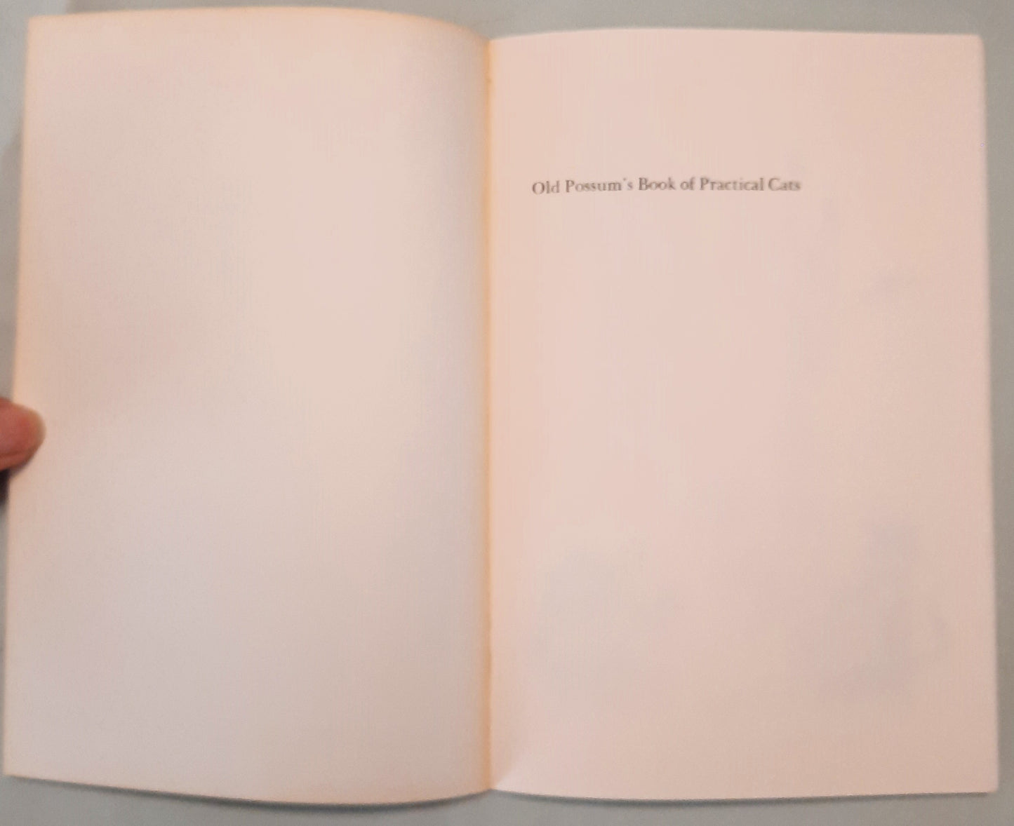 Old Possum's Book of Practical Cats by T.S. Eliot; Edward Gorey (Very good, 1982, Pbk, 56 pages, Harcourt Brace & Co.)