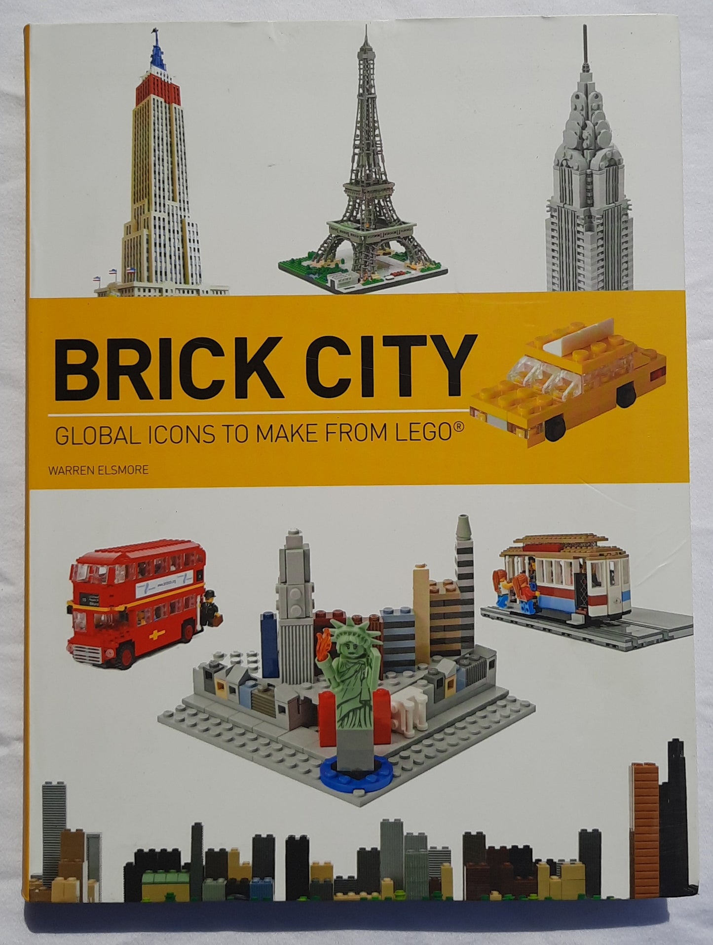 Brick City: Global Icons to Make from LEGO by Warren Elsmore (Very good, 2013, Pbk, 255 pages, Barron's)