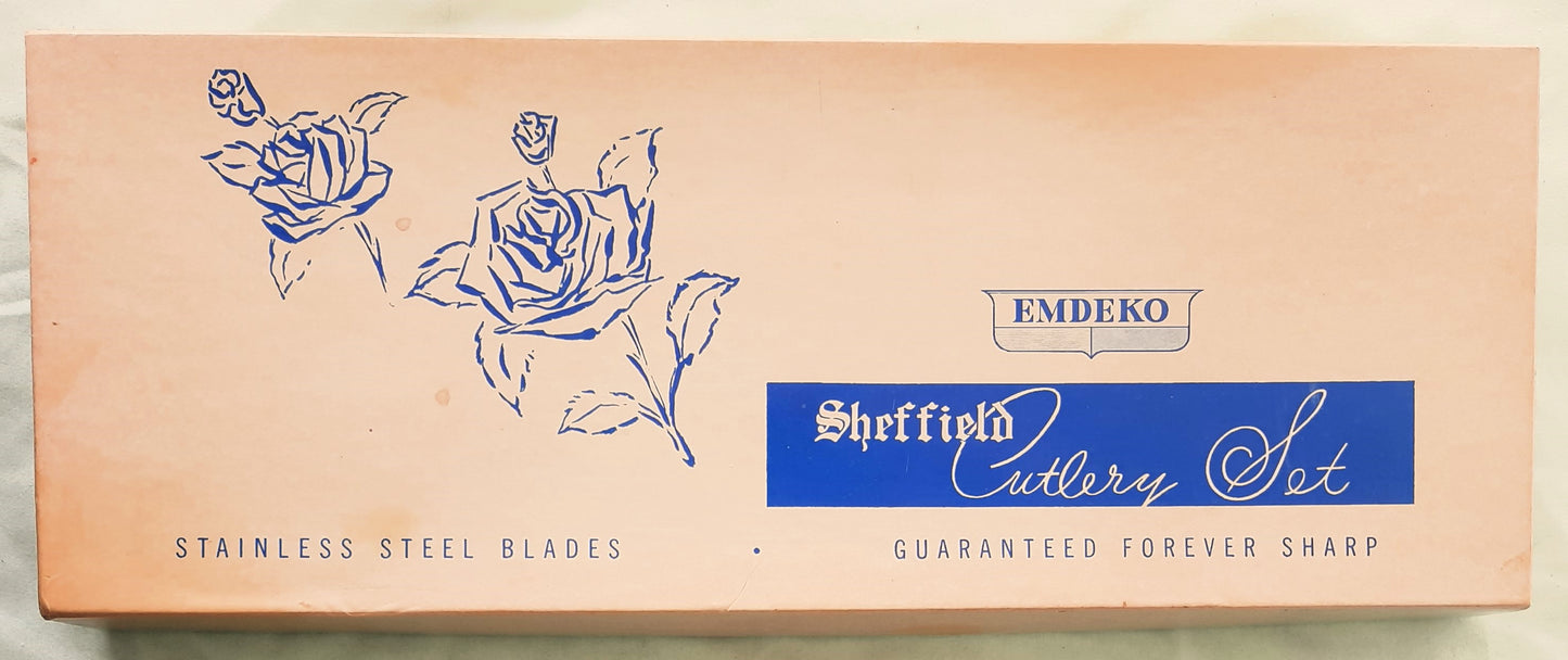 Regent Cutlery Sheffield "The Miracle Worker" Knife and Fork Cutlery Set (Very good, 1960s)