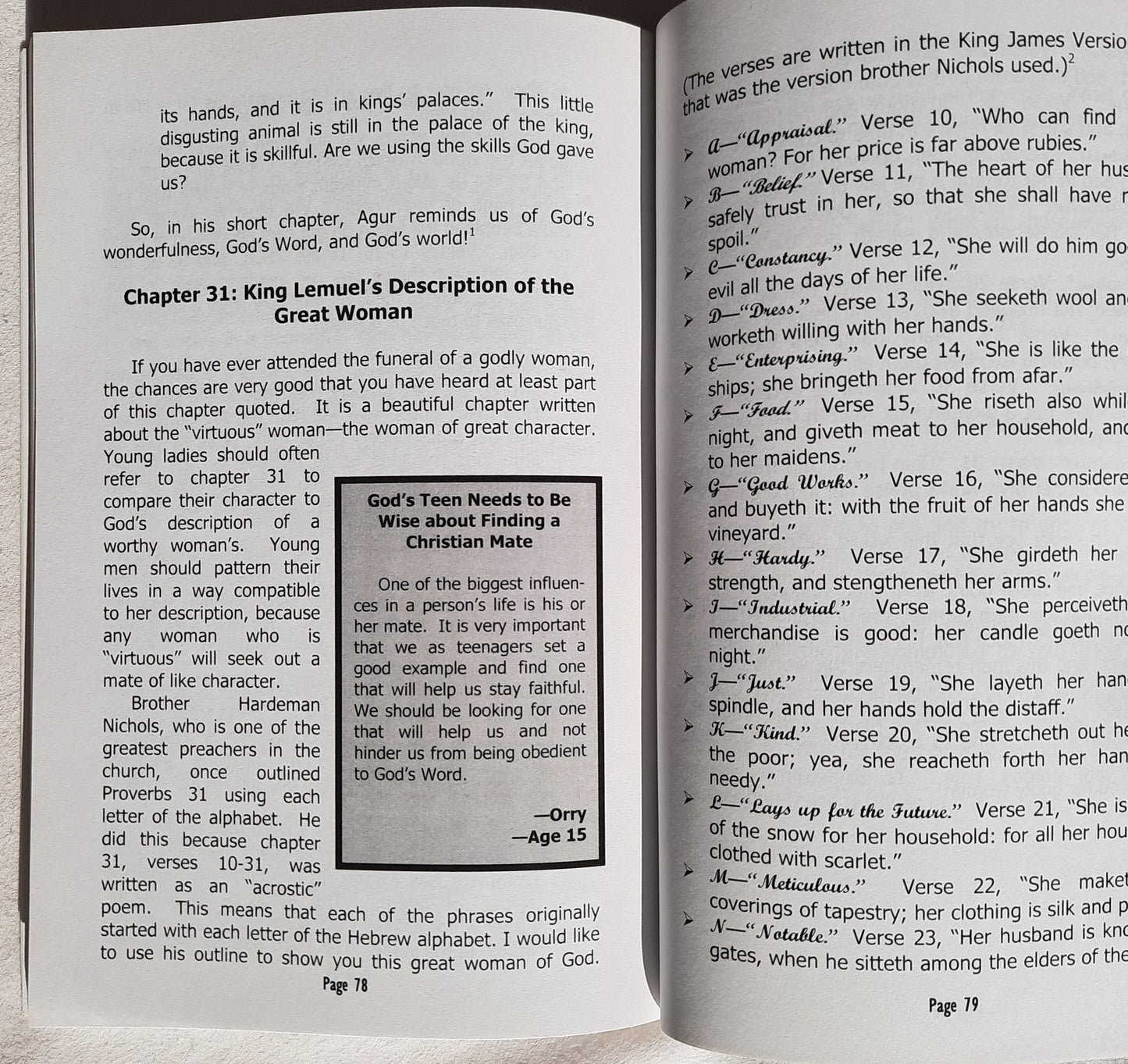 Be Wise God's Way: A Study of Proverbs & Ecclesiastes by Adam Faughn (Very good, 2007, PBk, 97 pages, Riddle Creek Pub.)