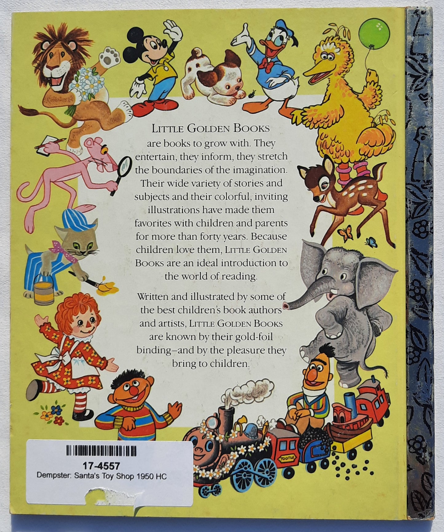 Walt Disney's Santa's Toy Shop by Al Dempster (Very good, 1950, HC, 32 pages, A Golden Book)