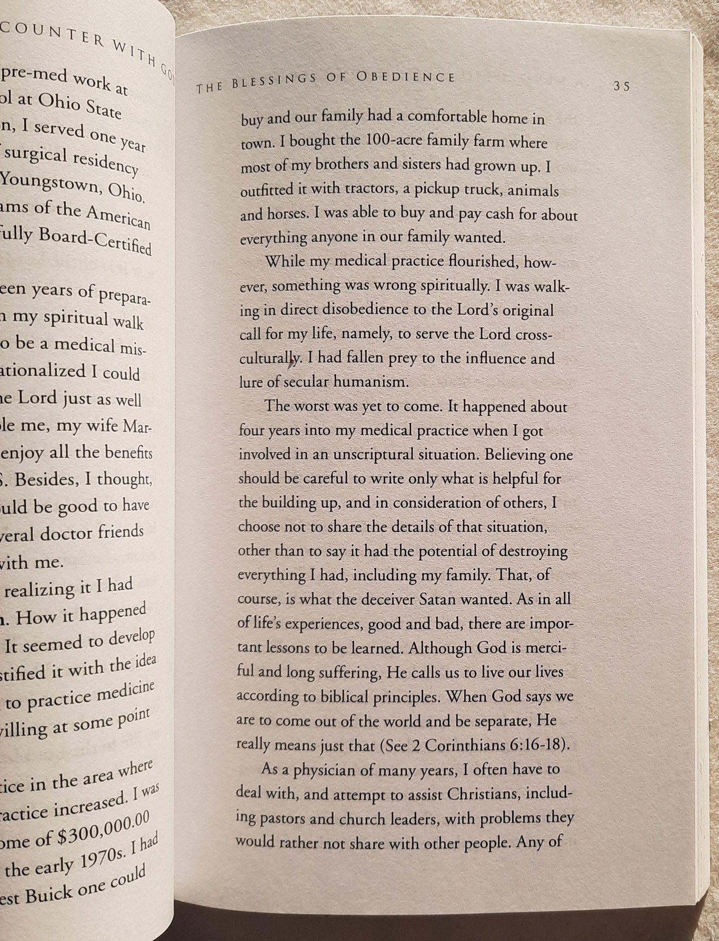 The Blessings of Obedience by Bob Fraley (Very good, 2010, Pbk, 195 pages, Christian Life Outreach)